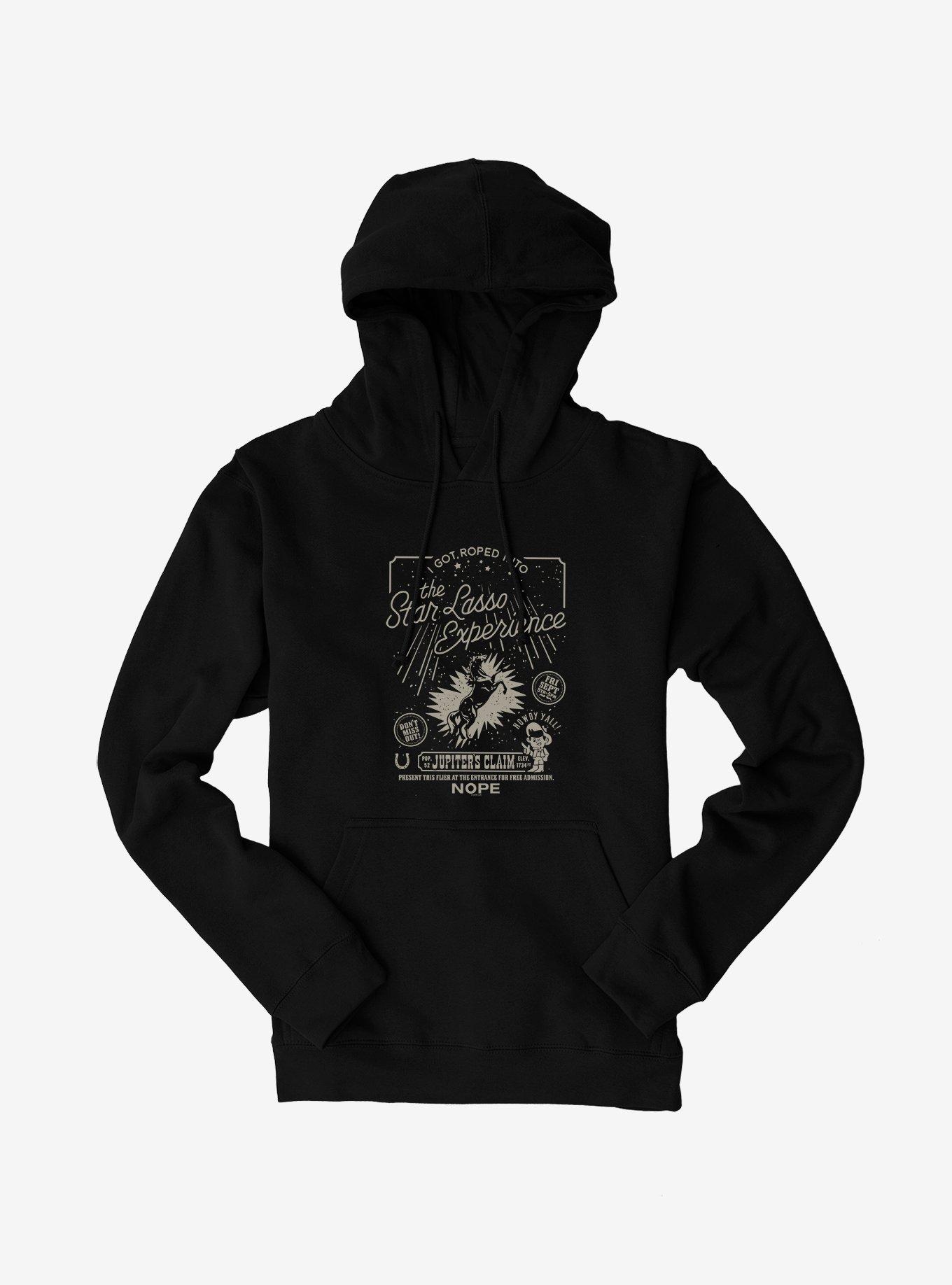 Nope Star Lasso Experience Hoodie, BLACK, hi-res