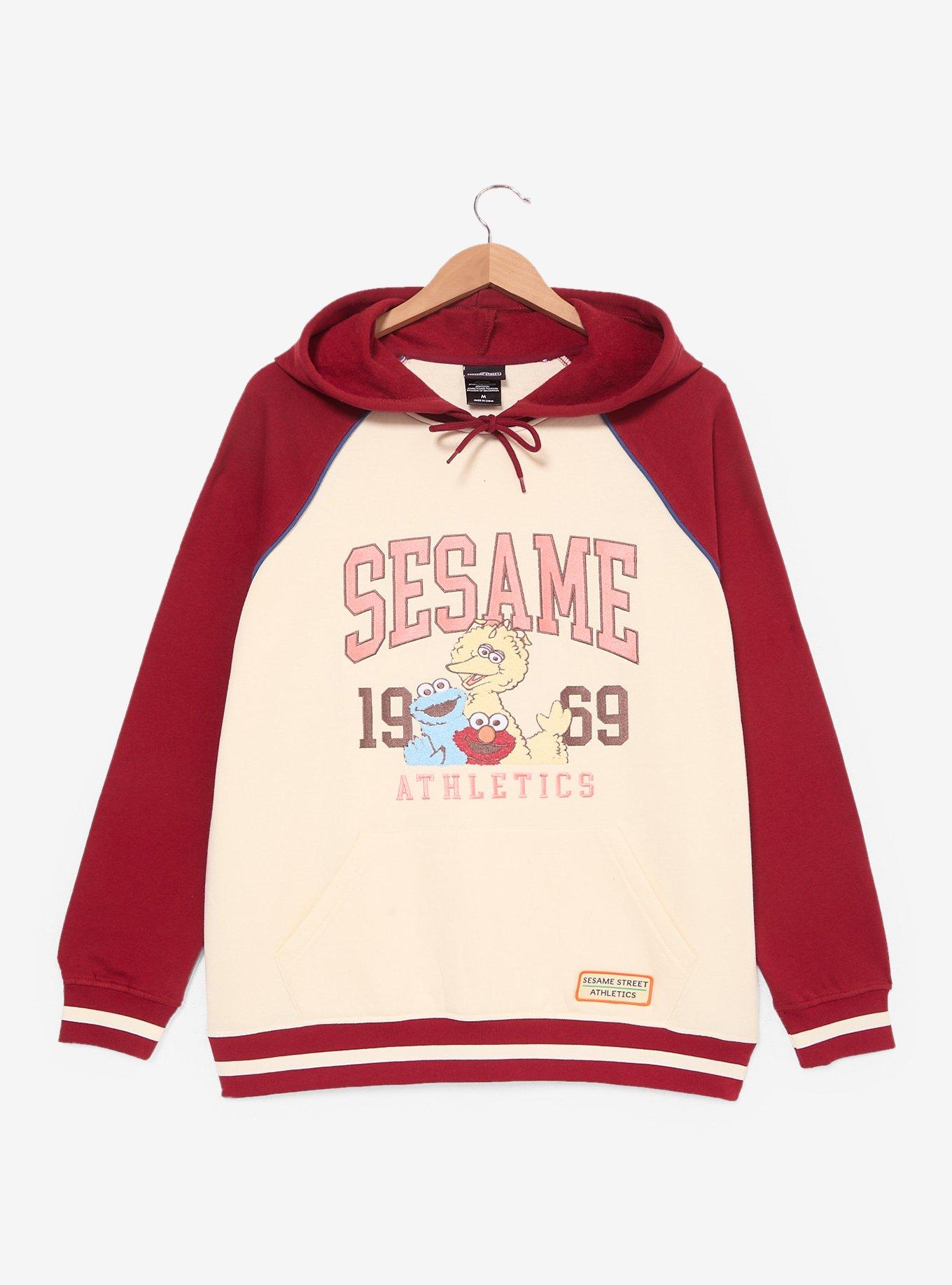 Sesame Street Athletics Raglan Hoodie — BoxLunch Exclusive, , hi-res
