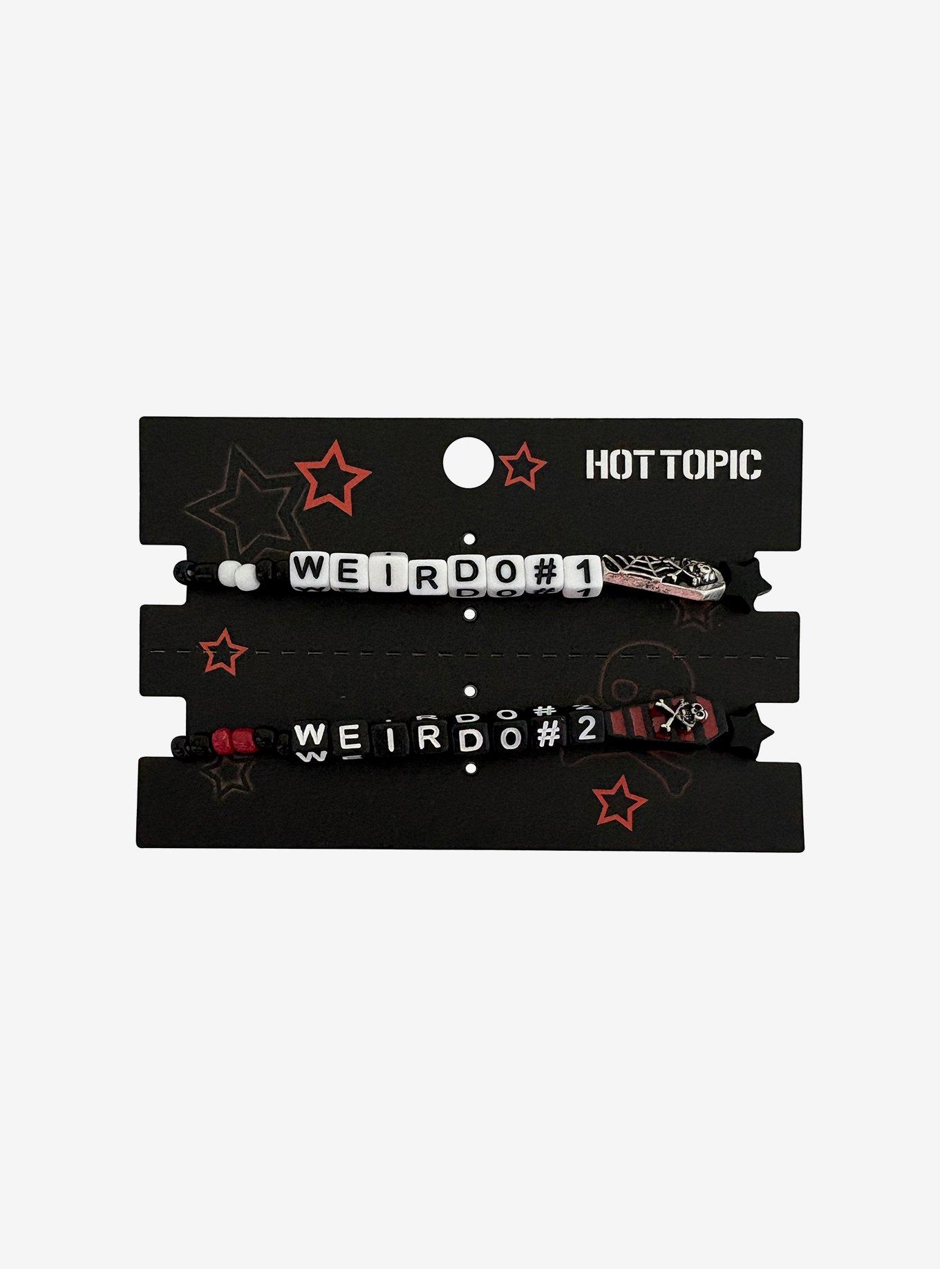 Weirdo Coffin Best Friend Bead Bracelet Set, , hi-res