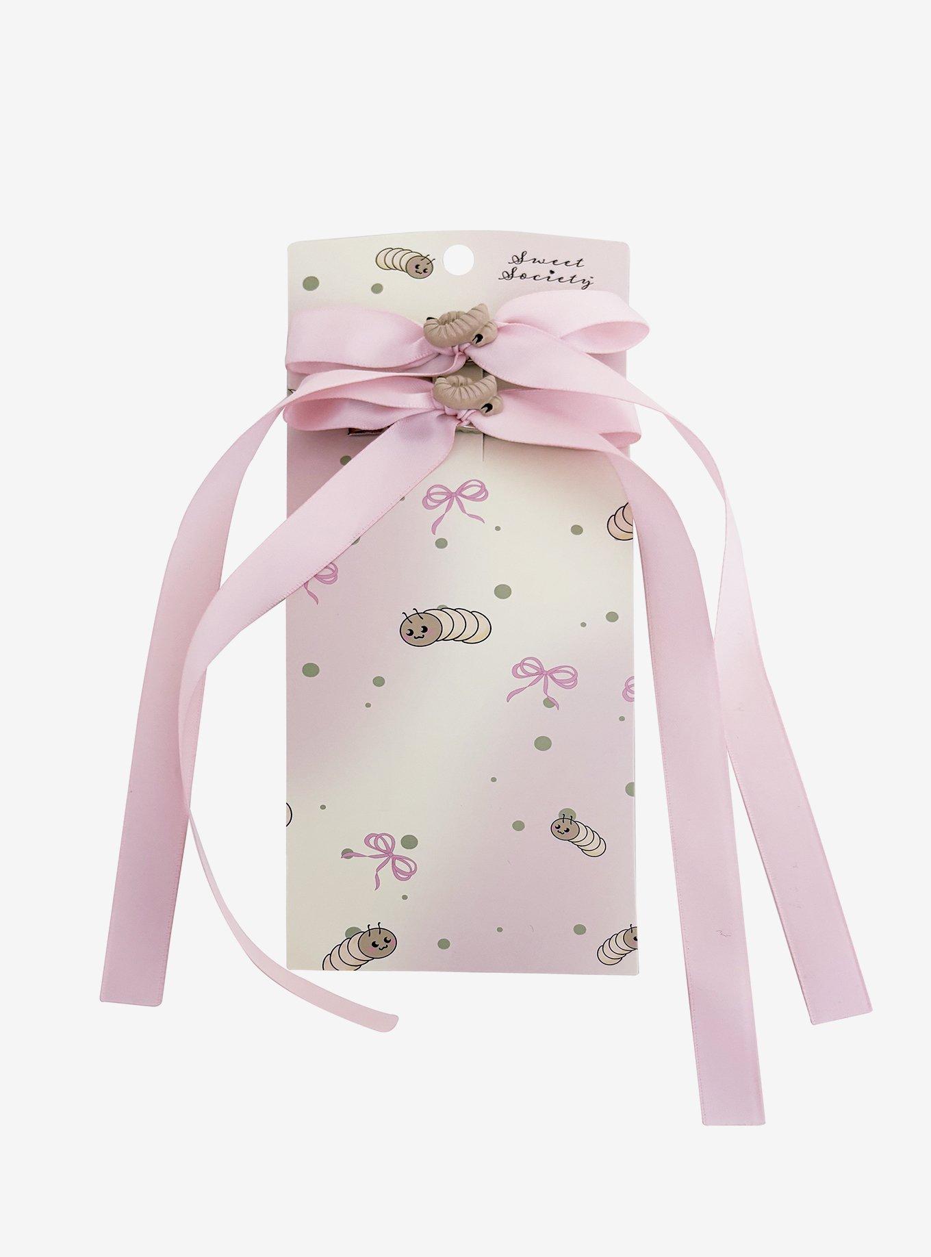 Sweet Society Maggot Pink Hair Bow Set, , hi-res