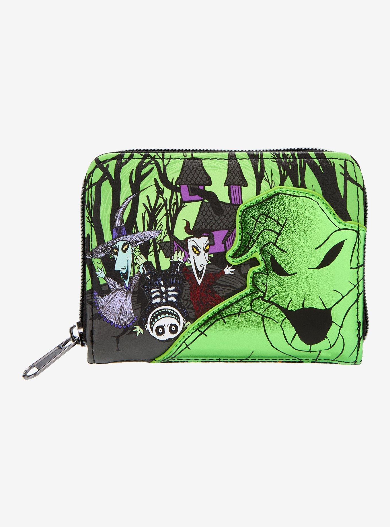 Loungefly The Nightmare Before Christmas Oogie Boogie Metallic Mini Zipper Wallet, , hi-res