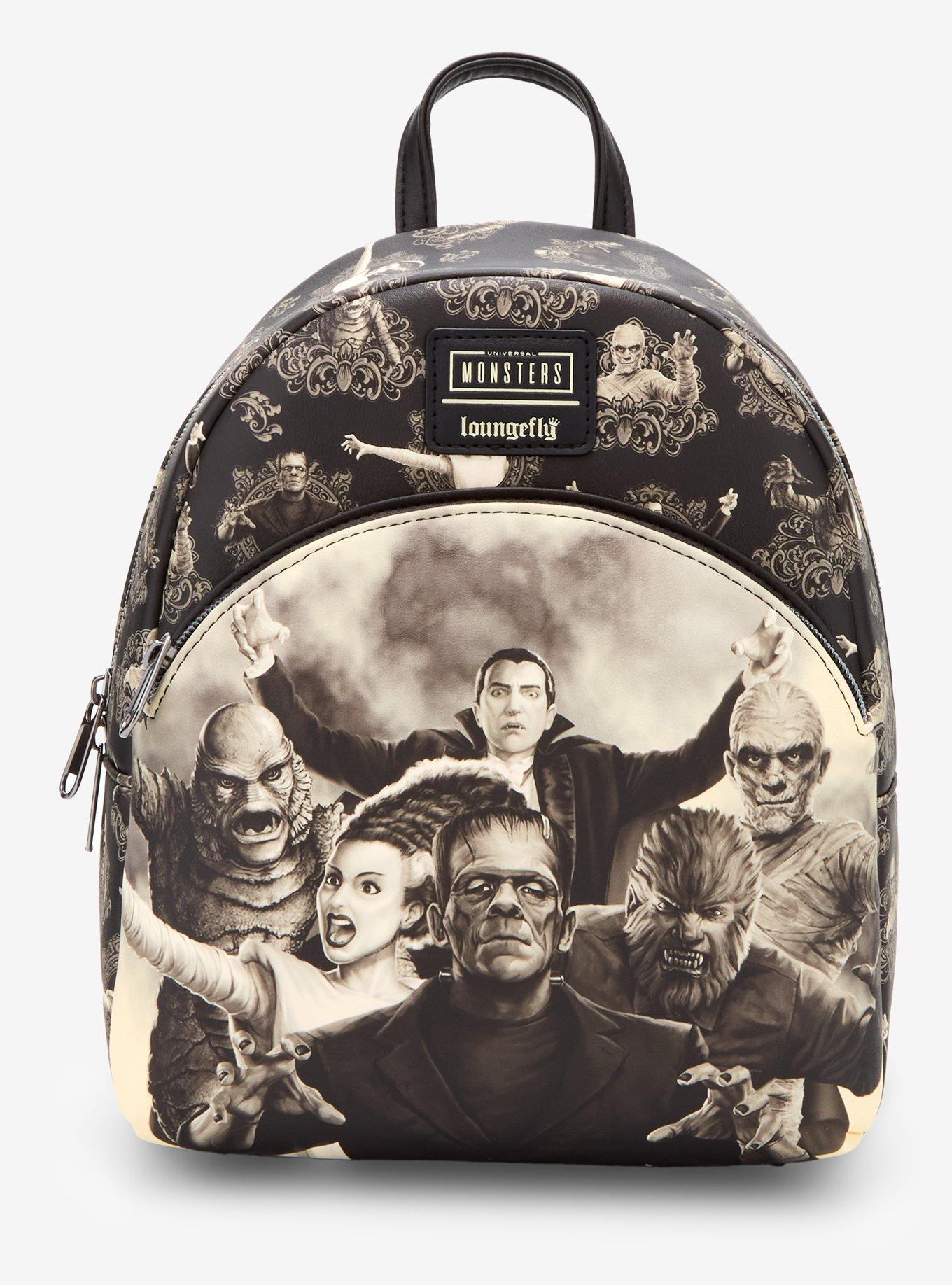 Loungefly Universal Monsters Sepia Mini Backpack, , hi-res