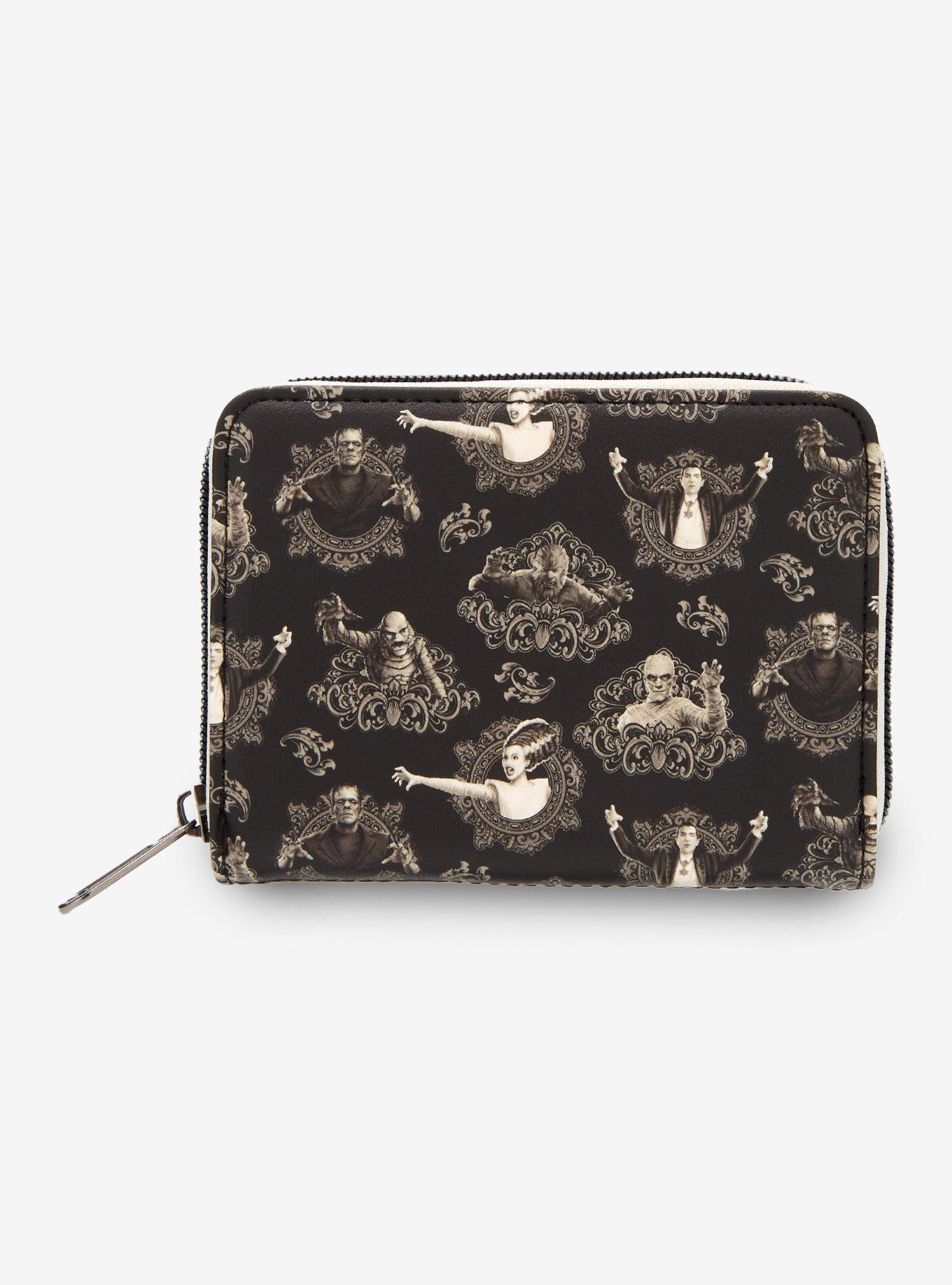 Loungefly Universal Monsters Sepia Mini Zipper Wallet, , hi-res