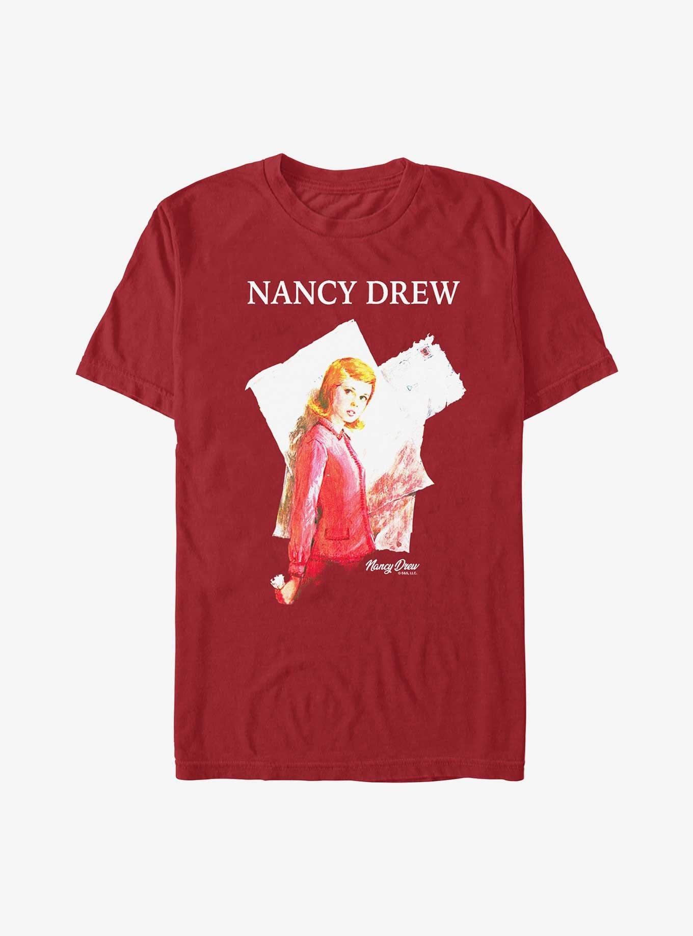 Nancy Drew Mystery Mysterious Letter T-Shirt, CARDINAL, hi-res