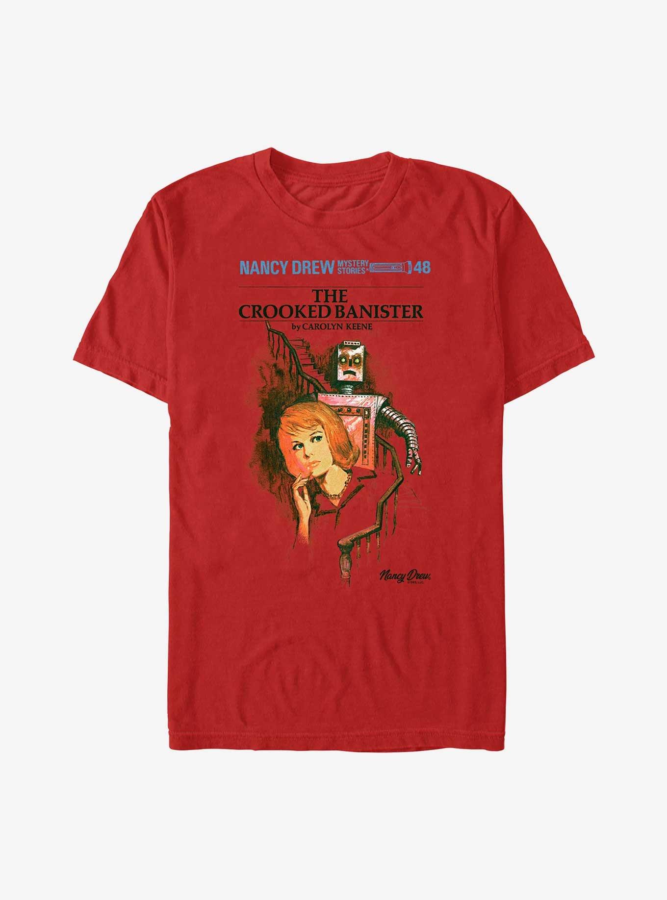 Nancy Drew Mystery Crooked Banister T-Shirt, RED, hi-res