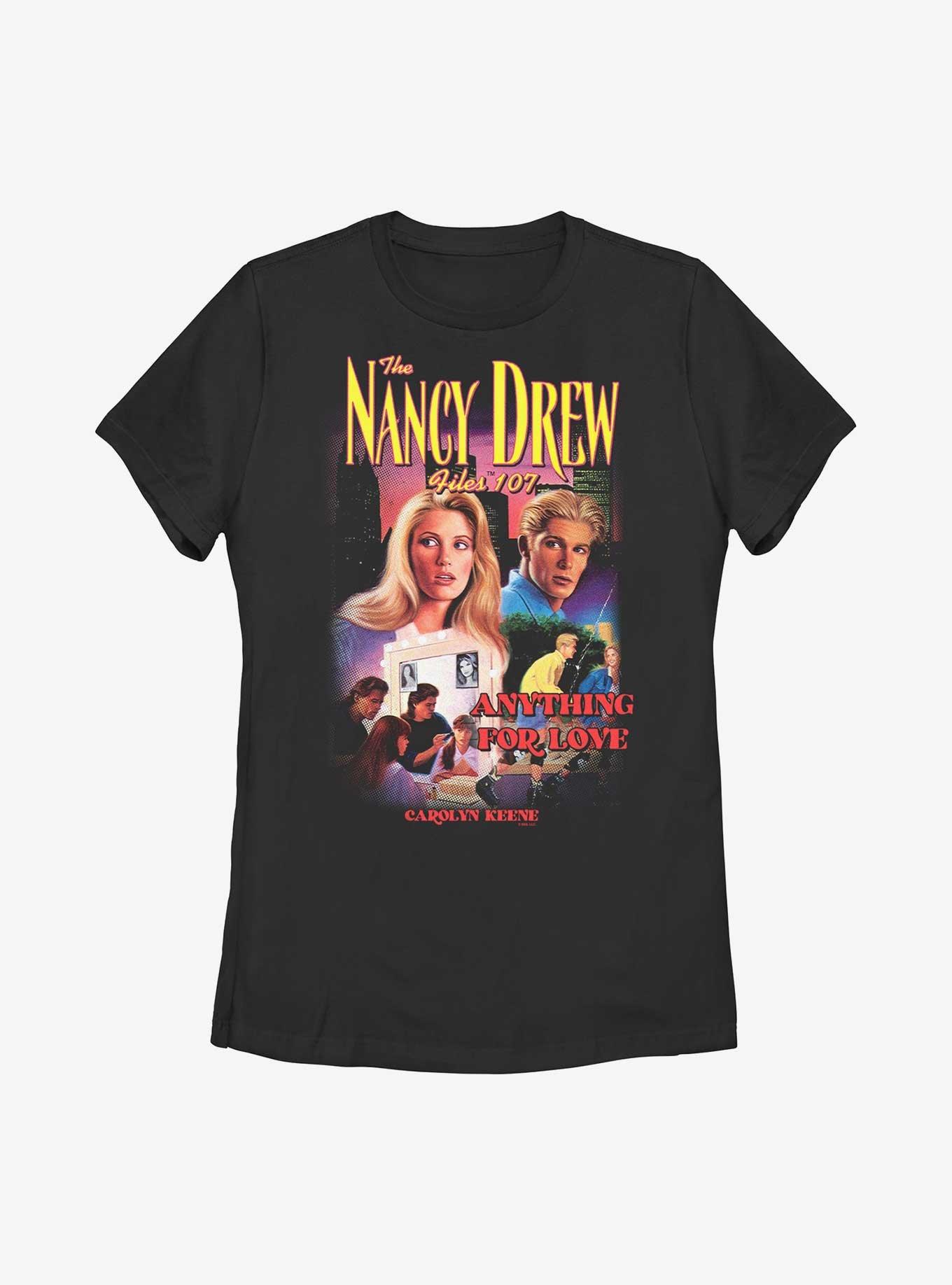 Nancy Drew Mystery Anything For Love Womens T-Shirt, BLACK, hi-res