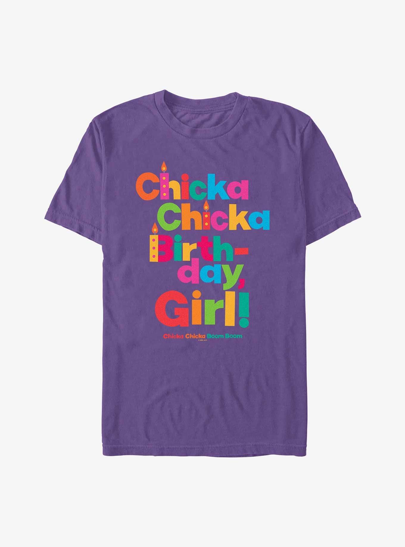 Chicka Chicka Boom Boom Birthday Girl T-Shirt, PURPLE, hi-res