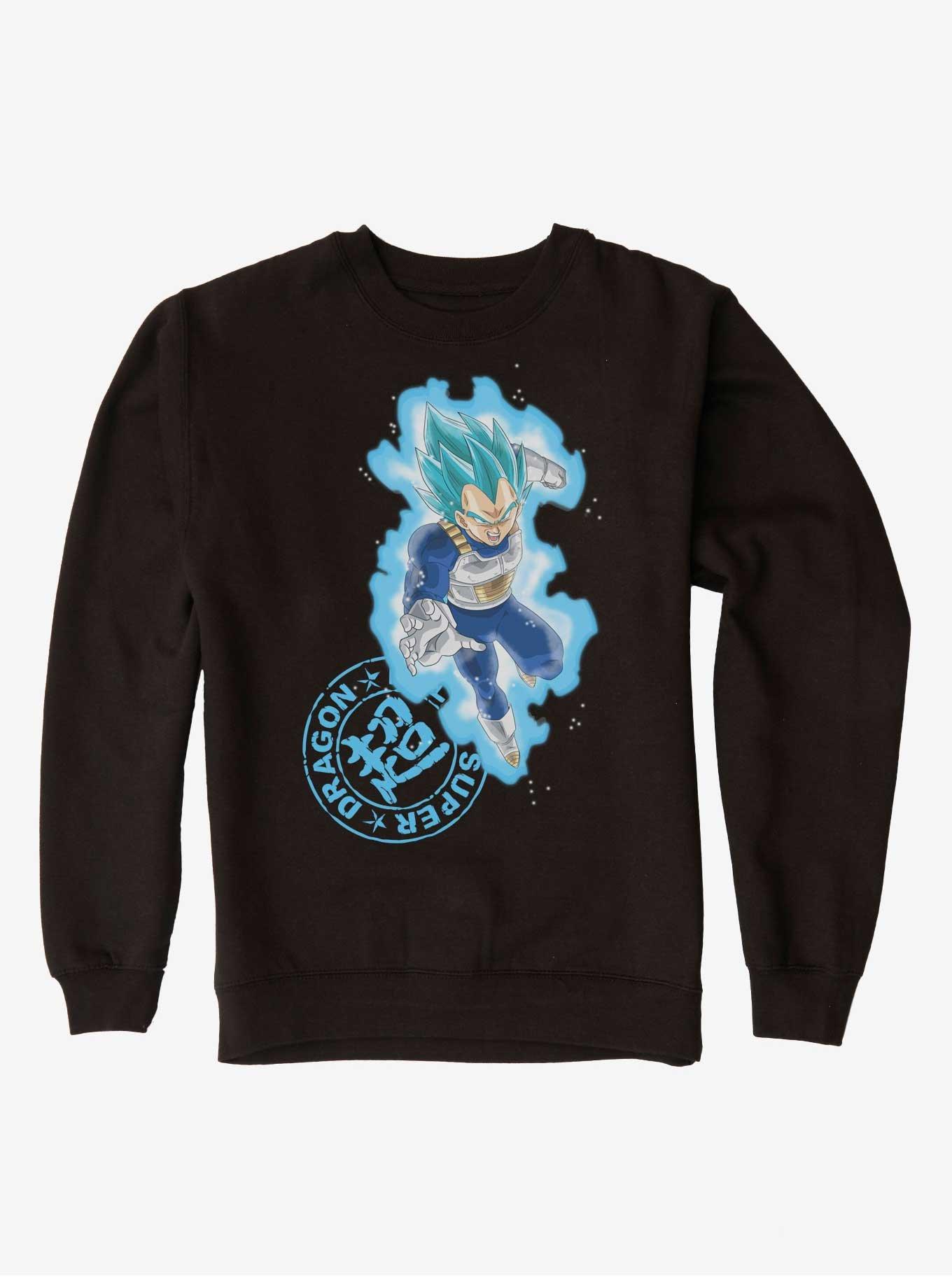 Dragon Ball Super Super Saiyan Blue Vegeta Sweatshirt