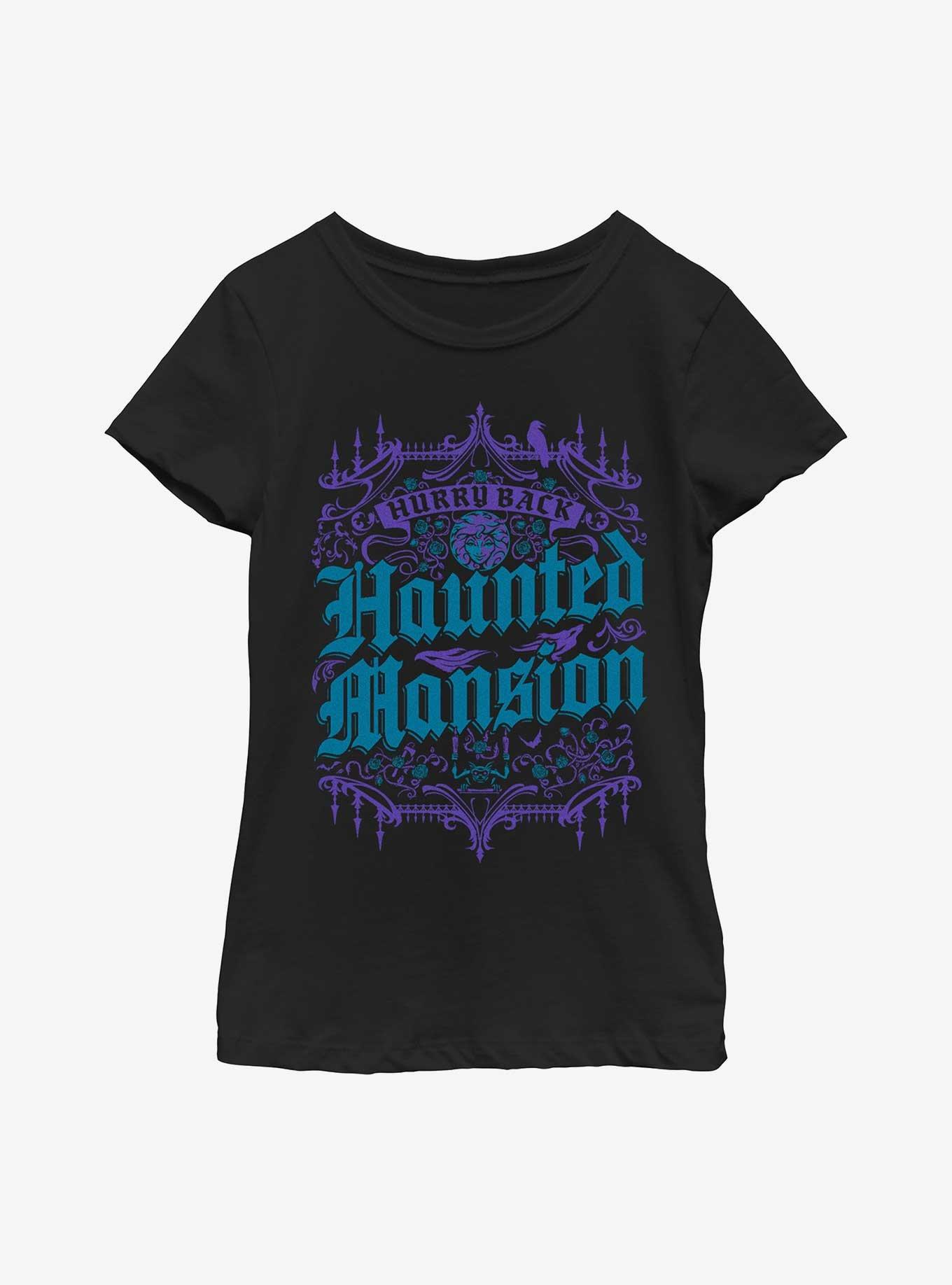 Disney The Haunted Mansion Meet at Mansion Youth Girls T-Shirt, , hi-res