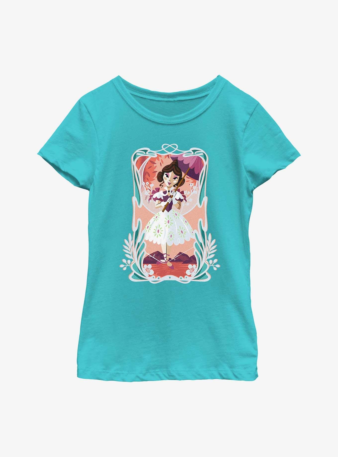 Disney The Haunted Mansion Tightrope Youth Girls T-Shirt, , hi-res