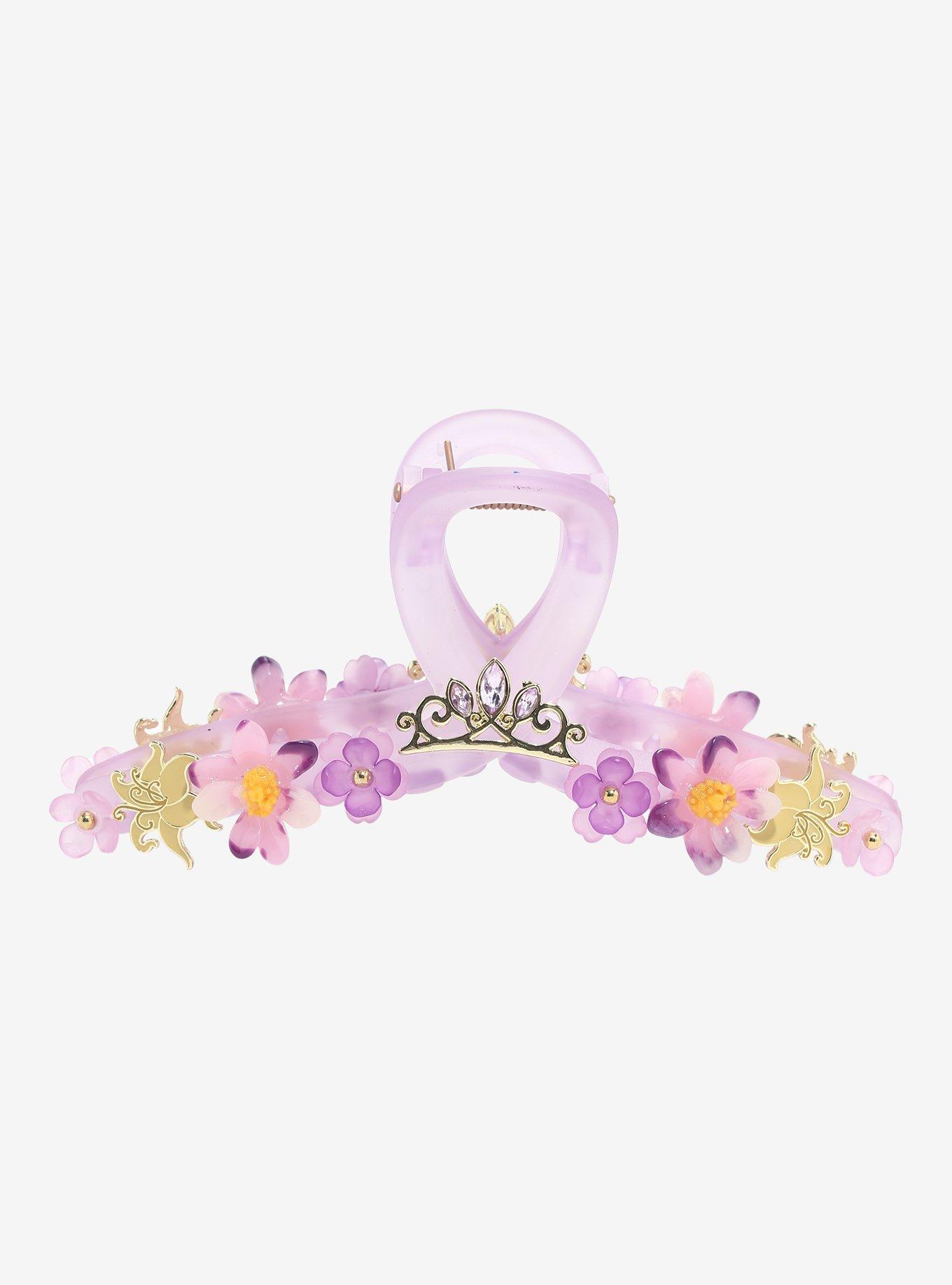 Disney Tangled Rapunzel Floral Claw Clip — BoxLunch Exclusive