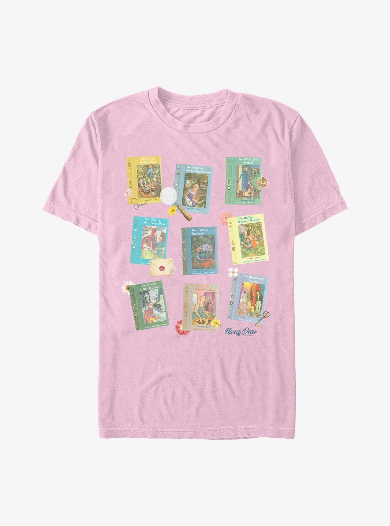 Nancy Drew Mystery Books Garment Dye T-Shirt, BLOSSOM, hi-res
