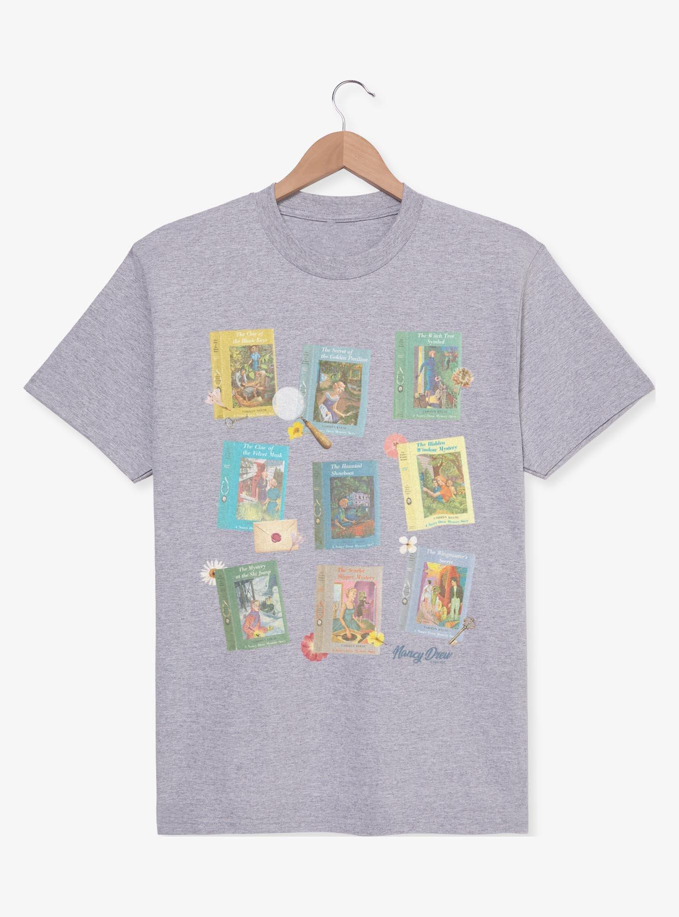 Nancy Drew Mystery Books T-Shirt - SILVER | BoxLunch