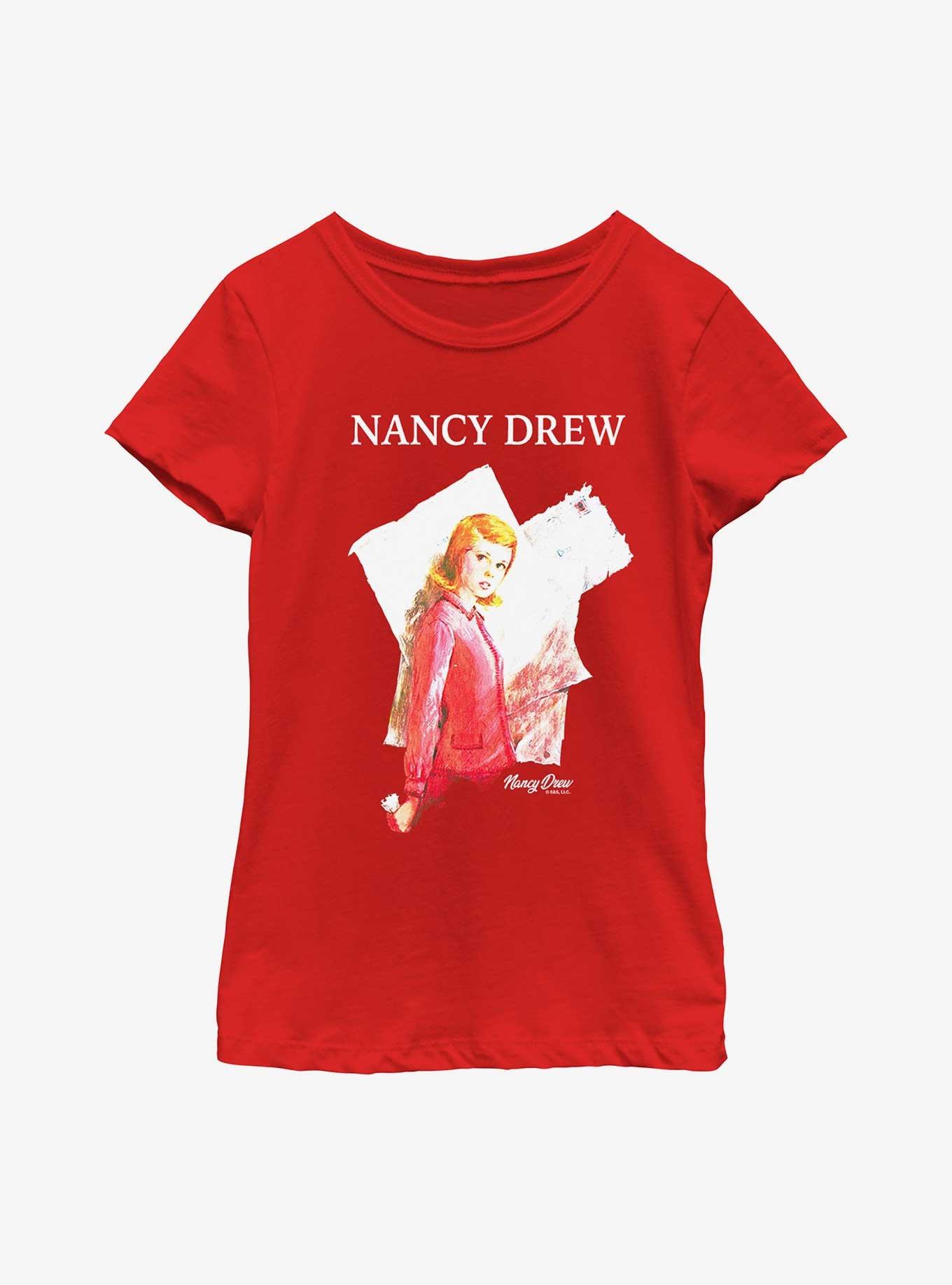 Nancy Drew Mystery Mysterious Letter Youth Girls T-Shirt, , hi-res