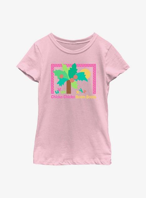 Chicka Chicka Boom Boom Retro Chicka Youth Girls T-Shirt - PINK | BoxLunch