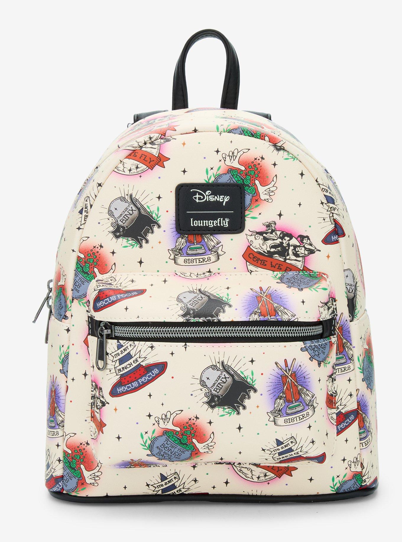 Loungefly Disney Hocus Pocus Tattoo Icons Mini Backpack, , hi-res