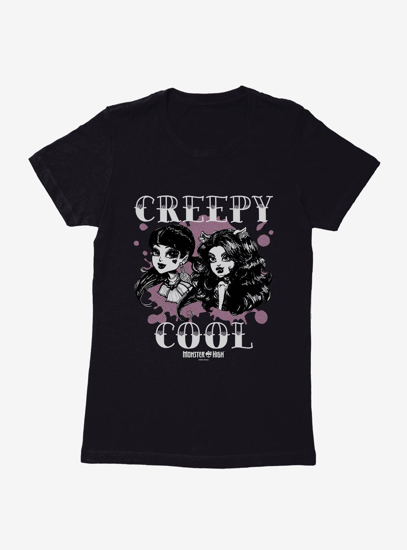 Monster High Draculaura And Clawdeen Wolf Womens T-Shirt