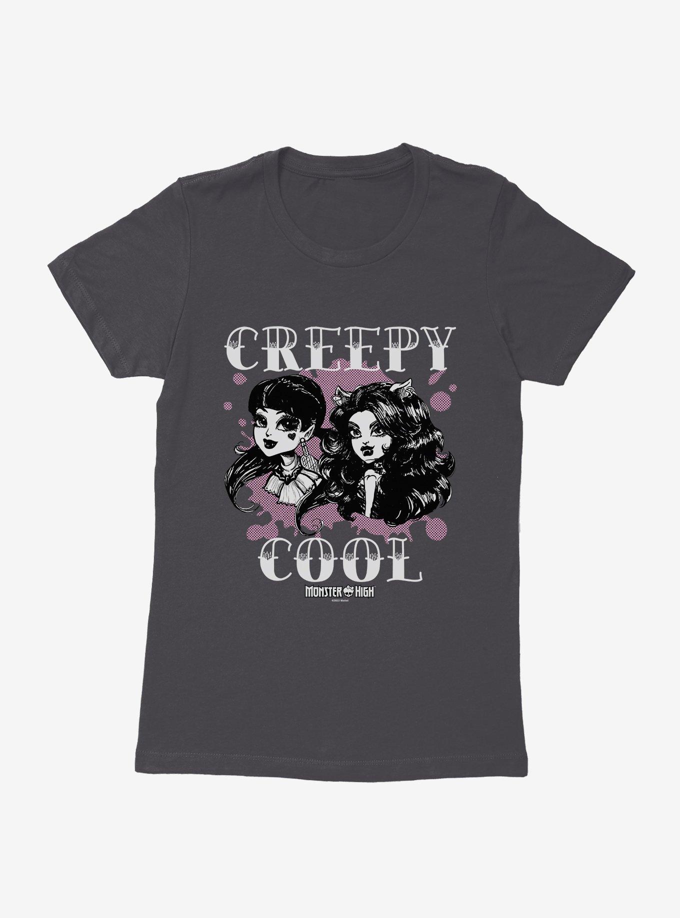 Monster High Draculaura And Clawdeen Wolf Womens T-Shirt