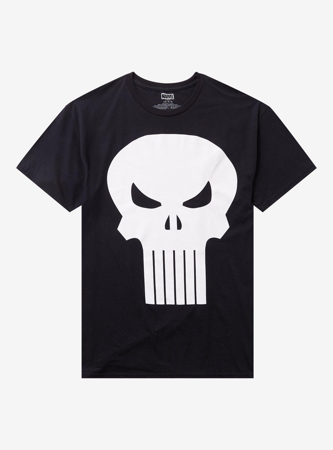 Marvel Punisher Logo T-Shirt, , hi-res