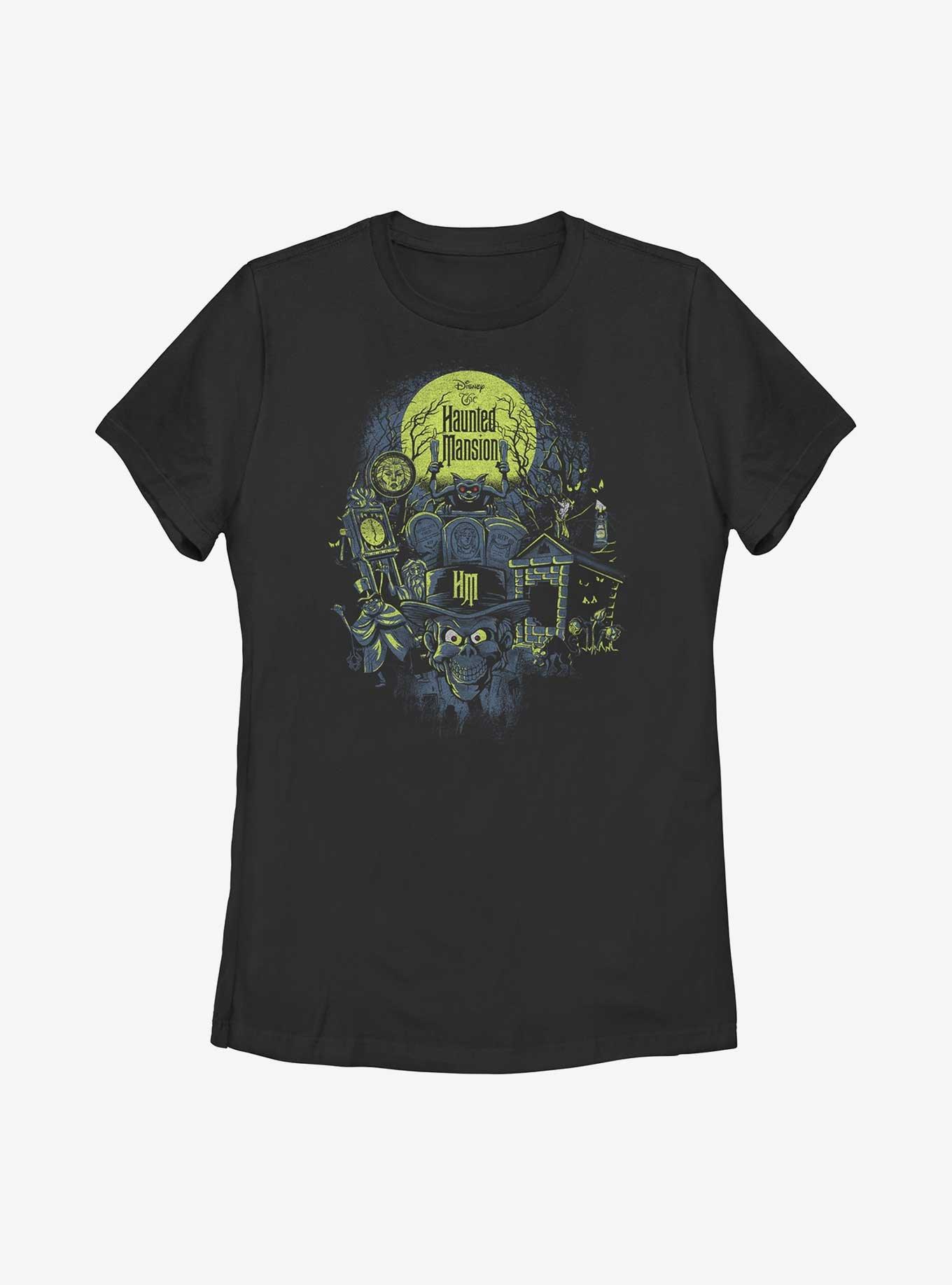 Disney The Haunted Mansion Haunted Montage Womens T-Shirt, , hi-res