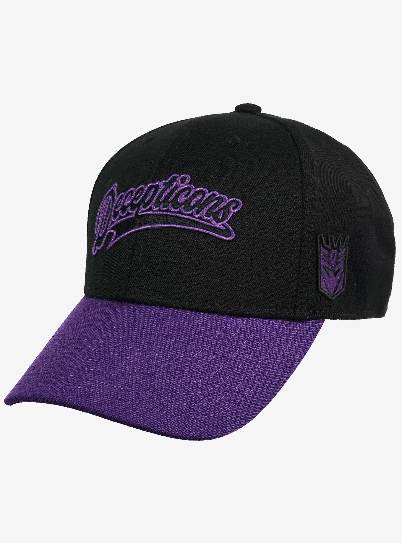 Transformers Decepticons Tail Script 5 Panel Structured Baseball Cap, , hi-res