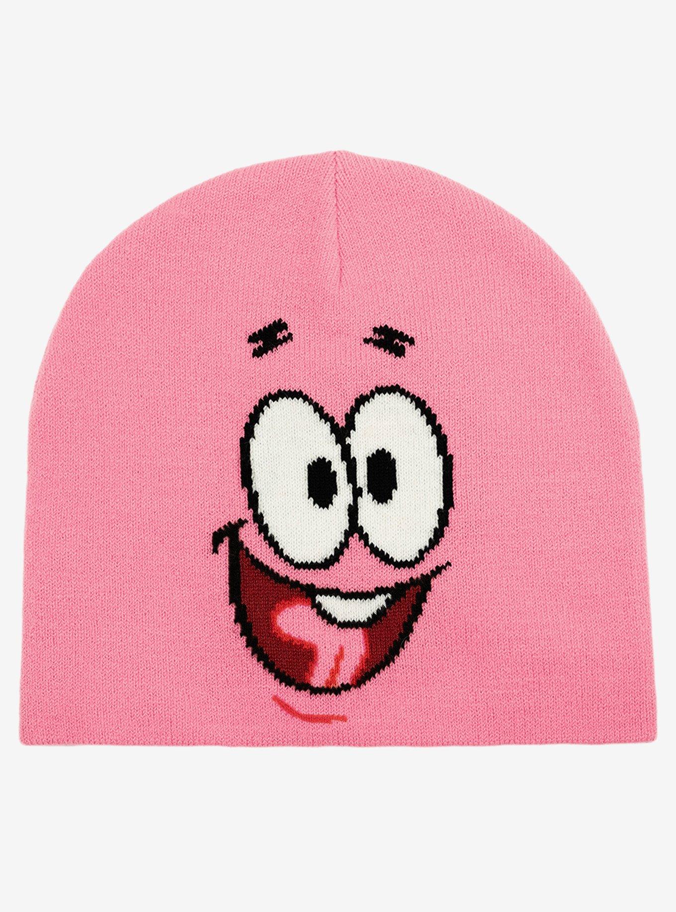 SpongeBob SquarePants Patrick Face Acrylic Knit Beanie Without Cuff, , hi-res