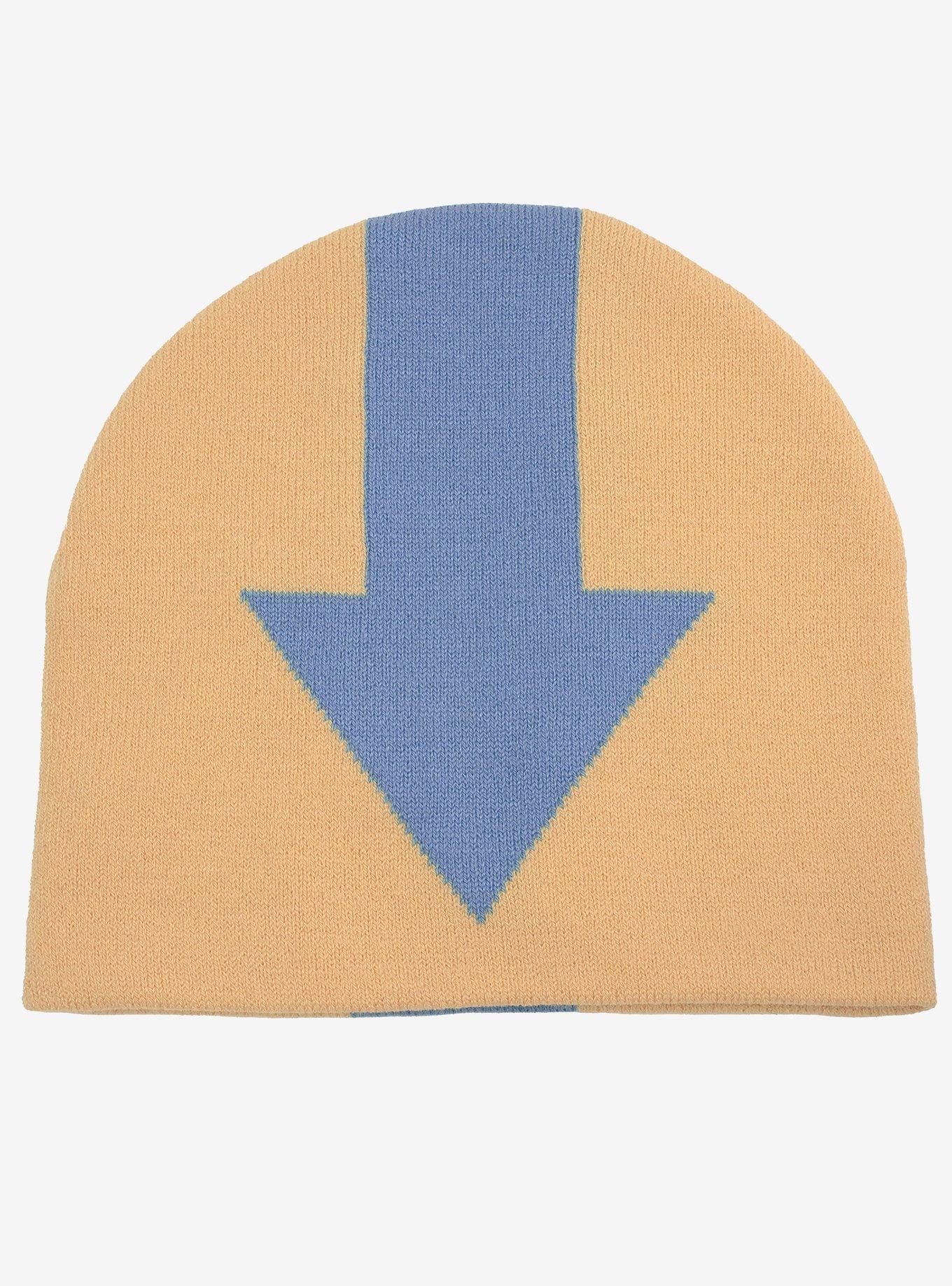 Avatar: The Last Airbender Aang Head Acrylic Knit Beanie Without Cuff, , hi-res