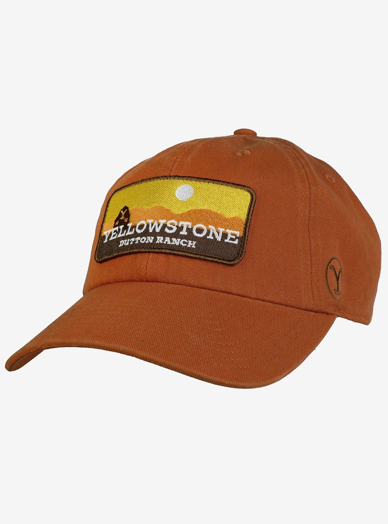 Yellowstone Scenic Patch Vintage Cotton Dad Cap, , hi-res