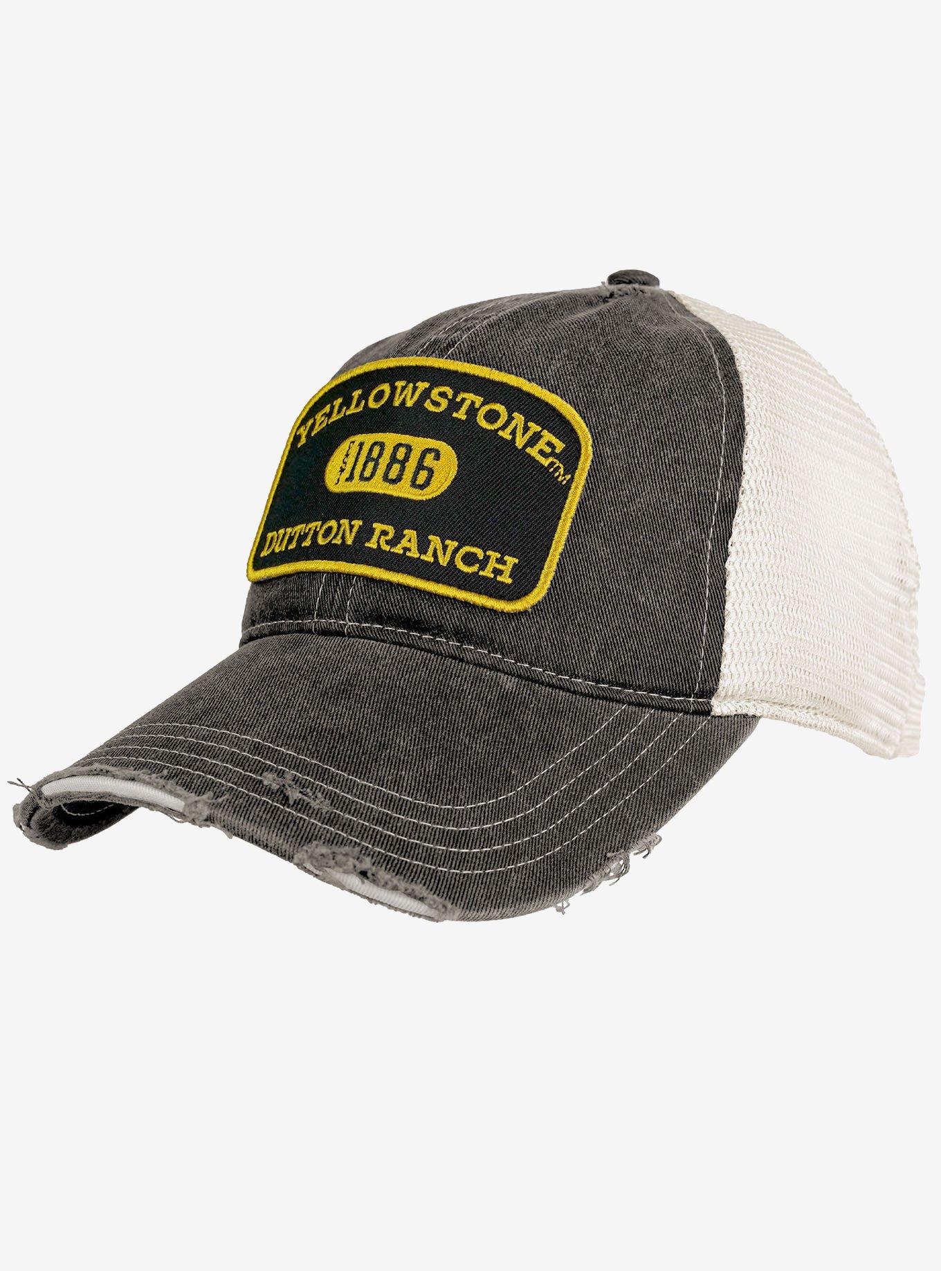 Yellowstone Pill Arc Vintage Cotton Twill Trucker Cap, , hi-res