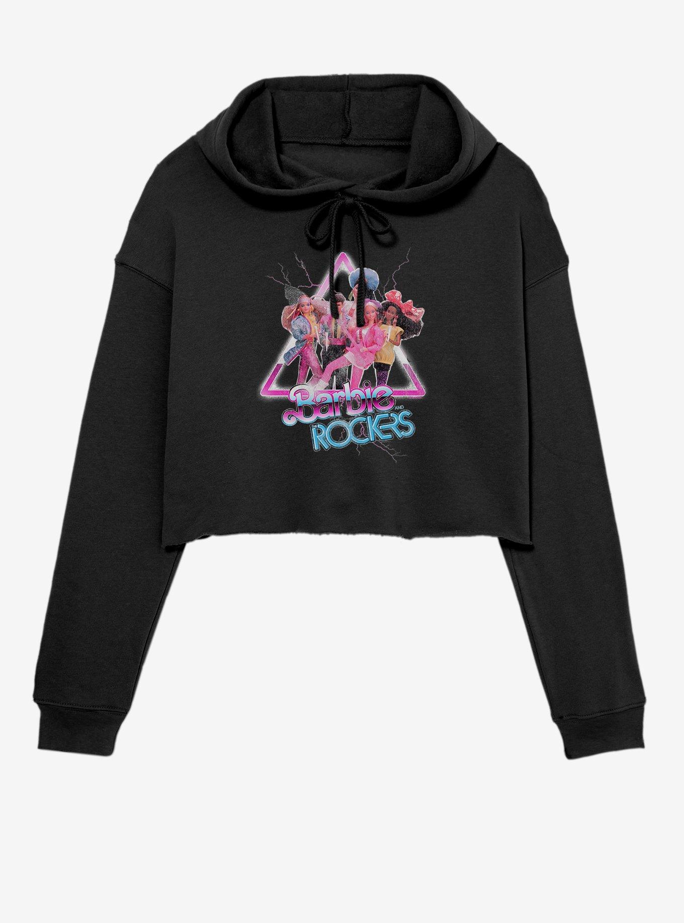 Barbie And The Rockers Girls Crop Hoodie, , hi-res