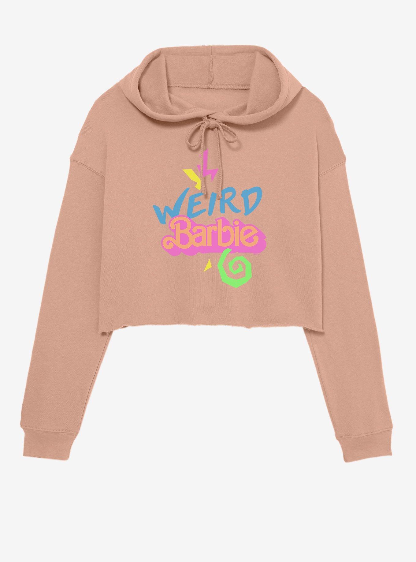 Barbie Weird Barbie Girls Crop Hoodie