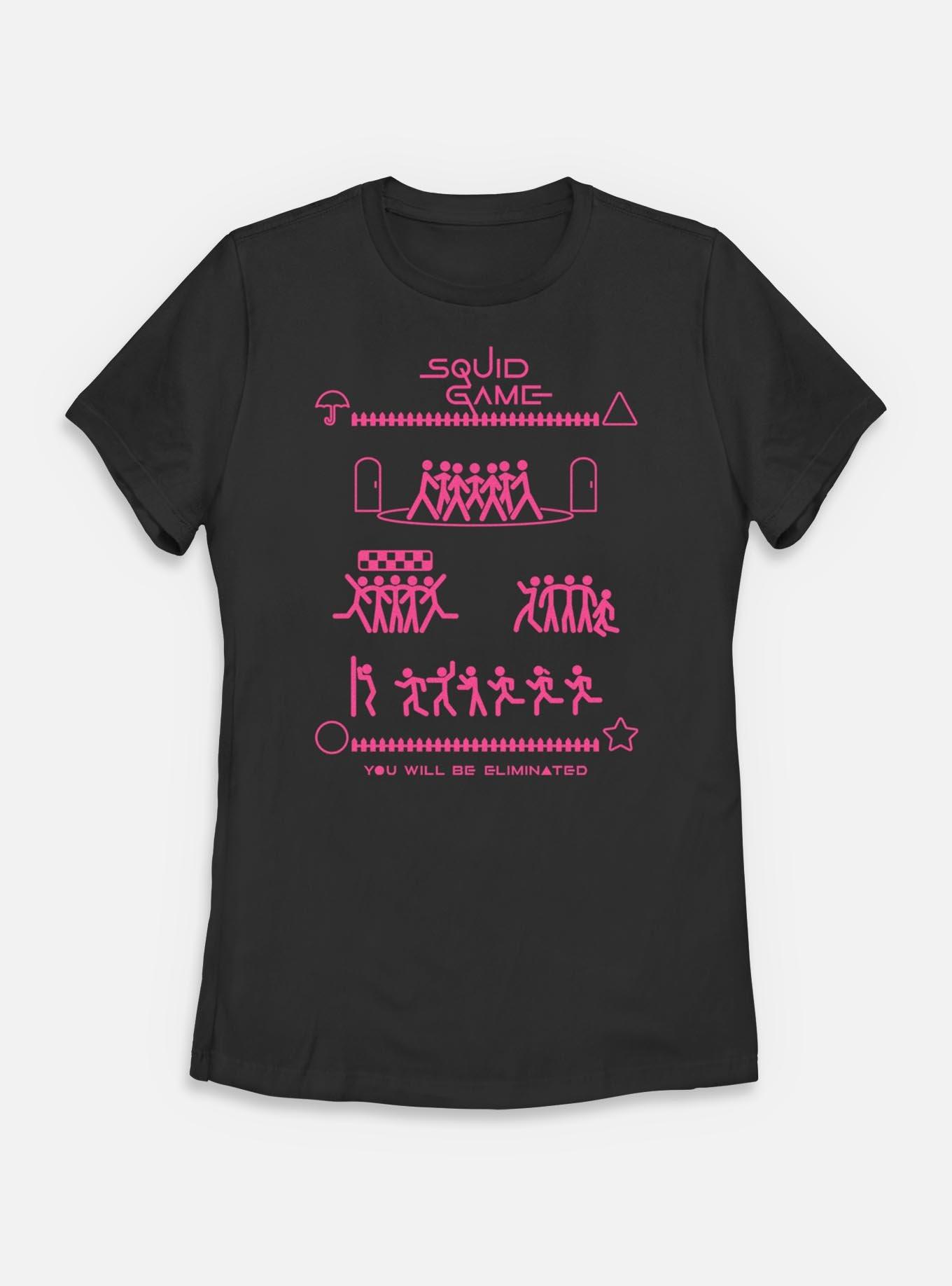 Squid Game You Will Be Eliminated Womens T-Shirt, , hi-res