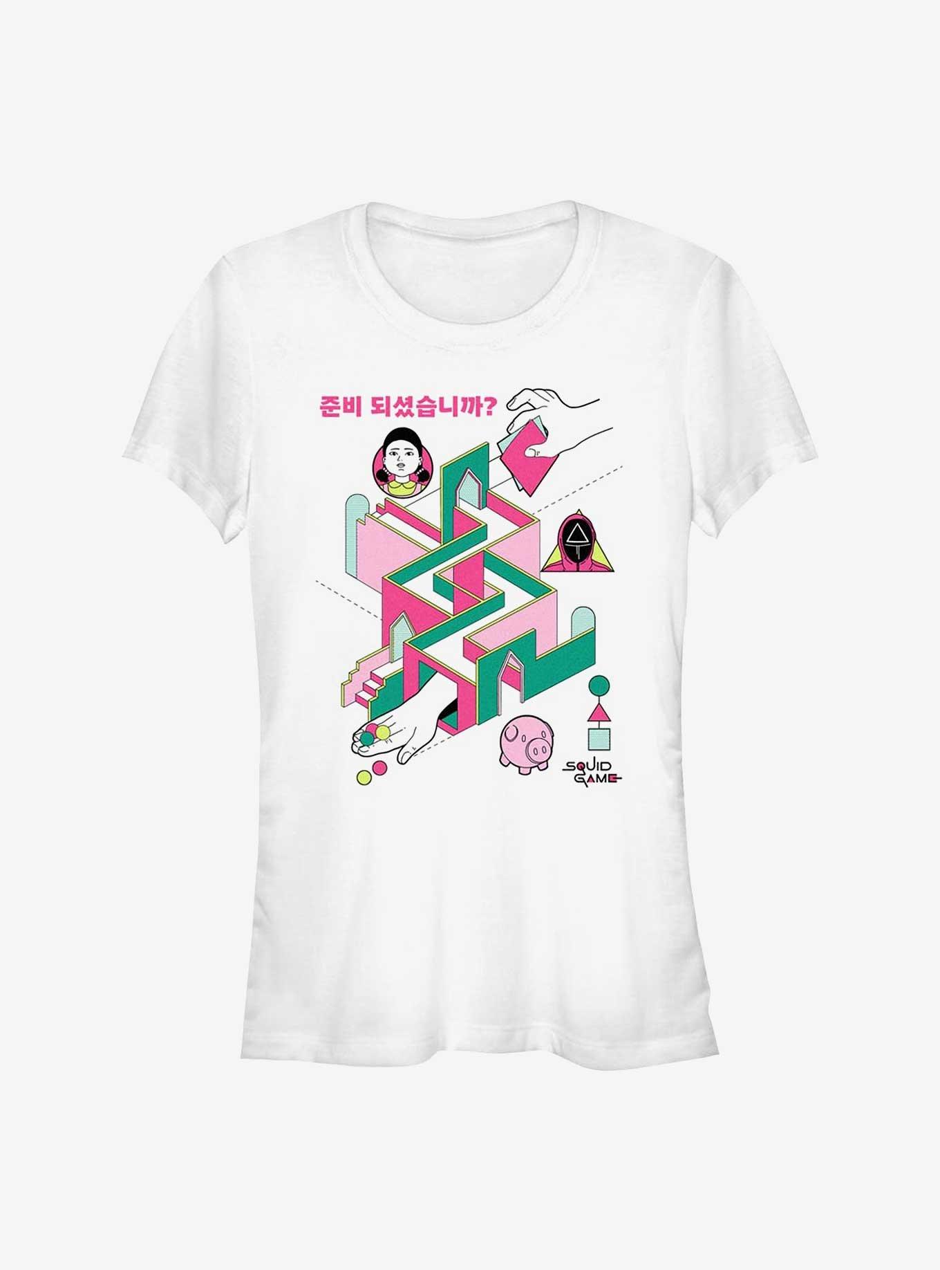 Squid Game Labyrinth Girls T-Shirt, , hi-res