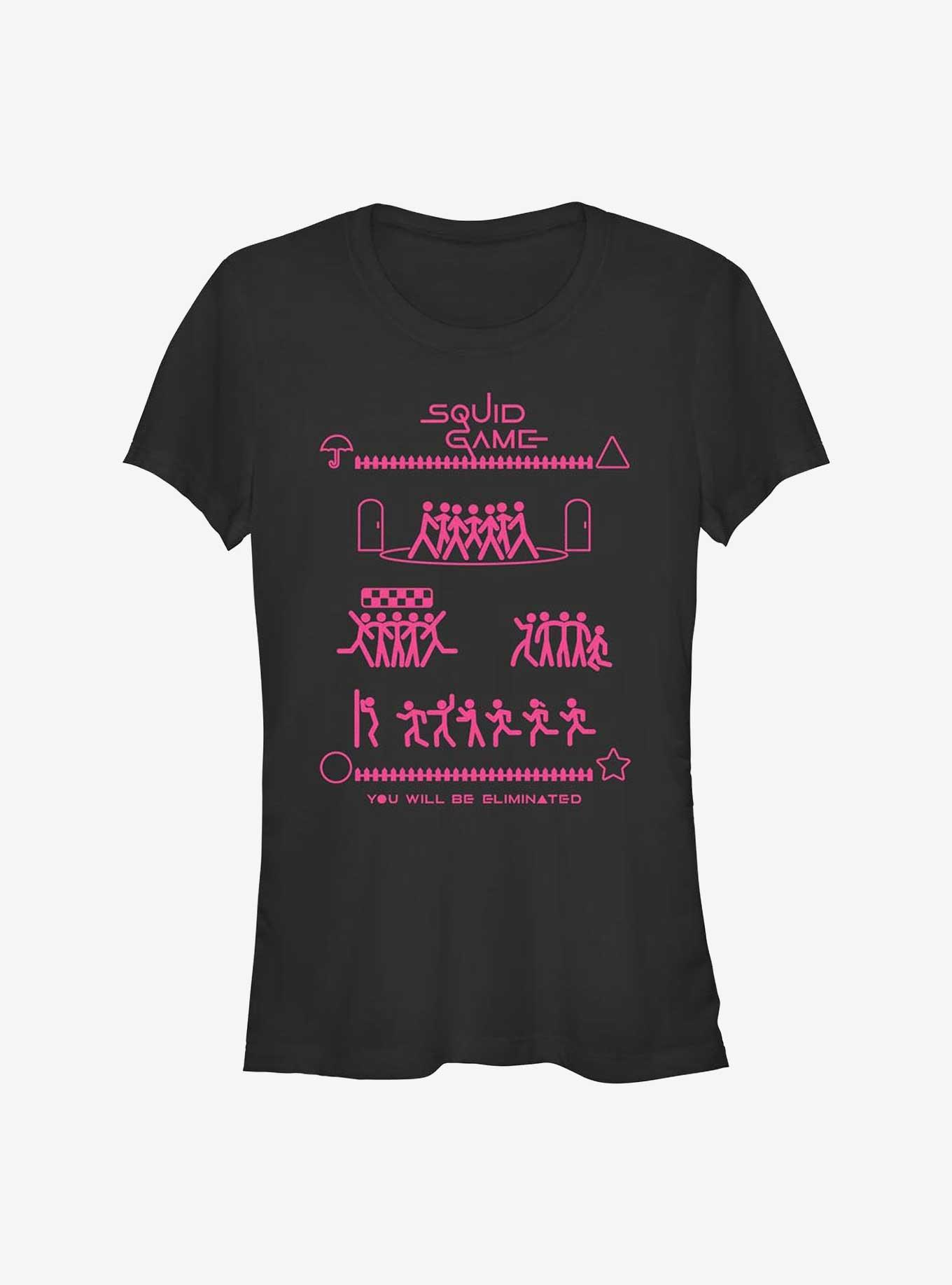Squid Game You Will Be Eliminated Girls T-Shirt, , hi-res