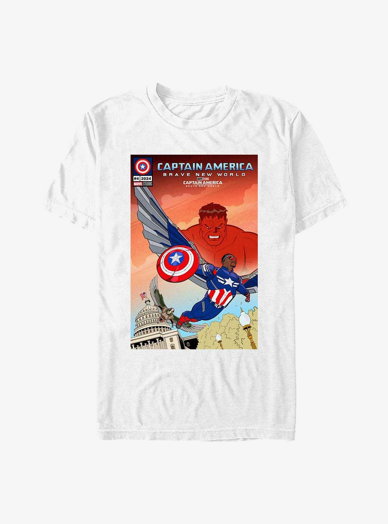 Marvel Captain America: Brave New World Comic T-Shirt