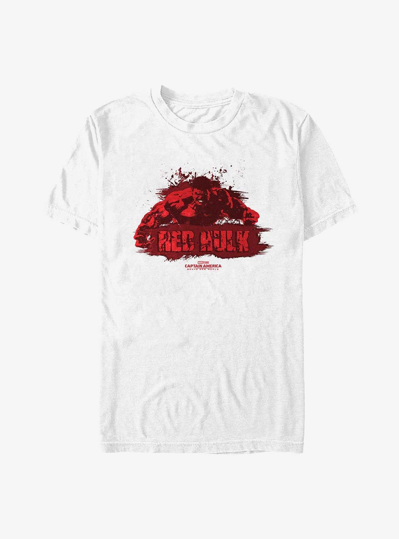 Marvel Captain America: Brave New World Red Hulk Splash T-Shirt