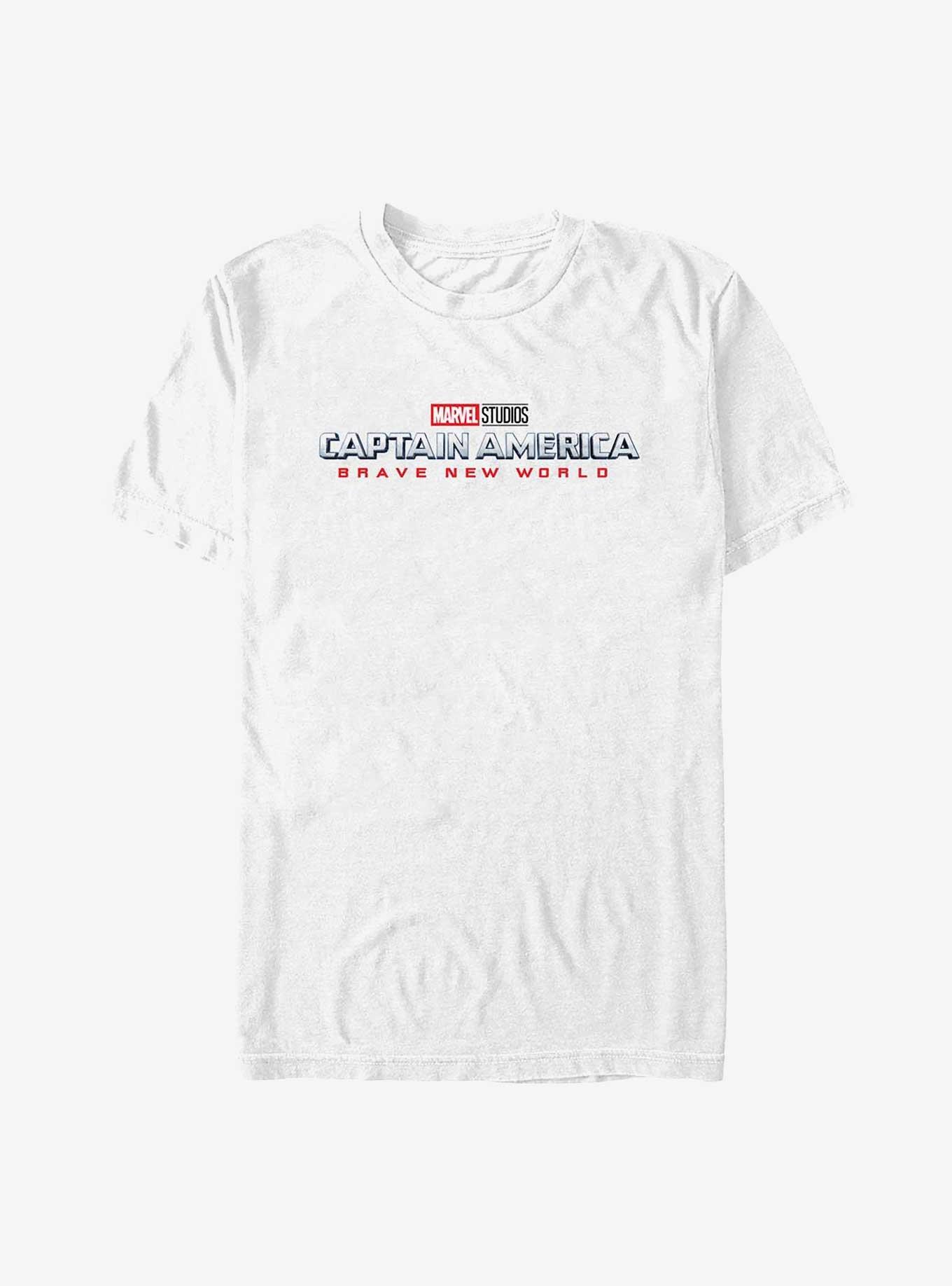 Marvel Captain America: Brave New World Color Logo T-Shirt, WHITE, hi-res