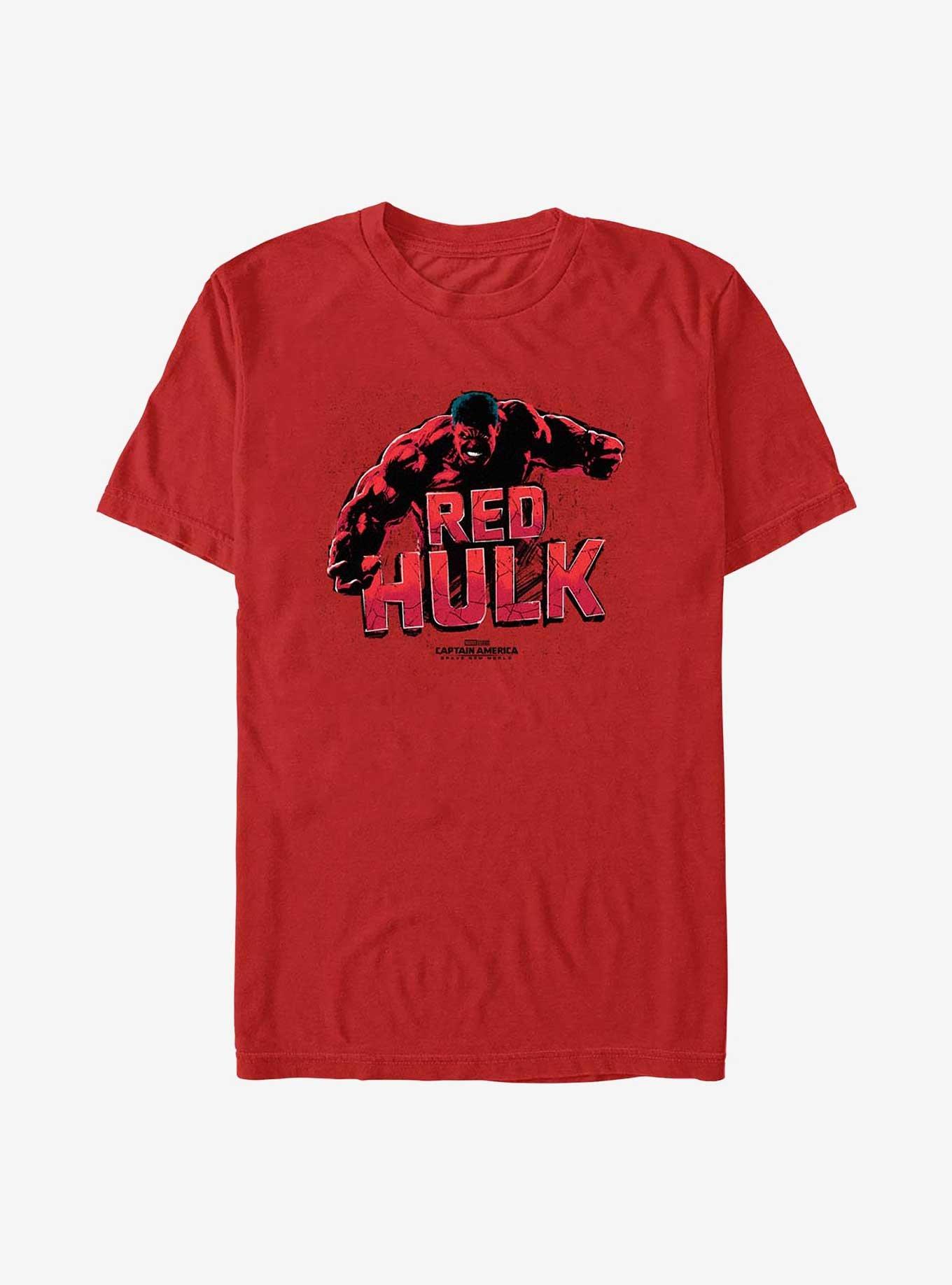 Marvel Captain America: Brave New World Angry Red Hulk T-Shirt