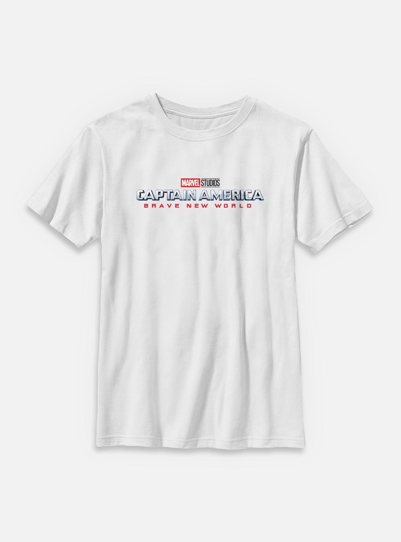 Marvel Captain America: Brave New World Color Logo Youth T-Shirt, , hi-res