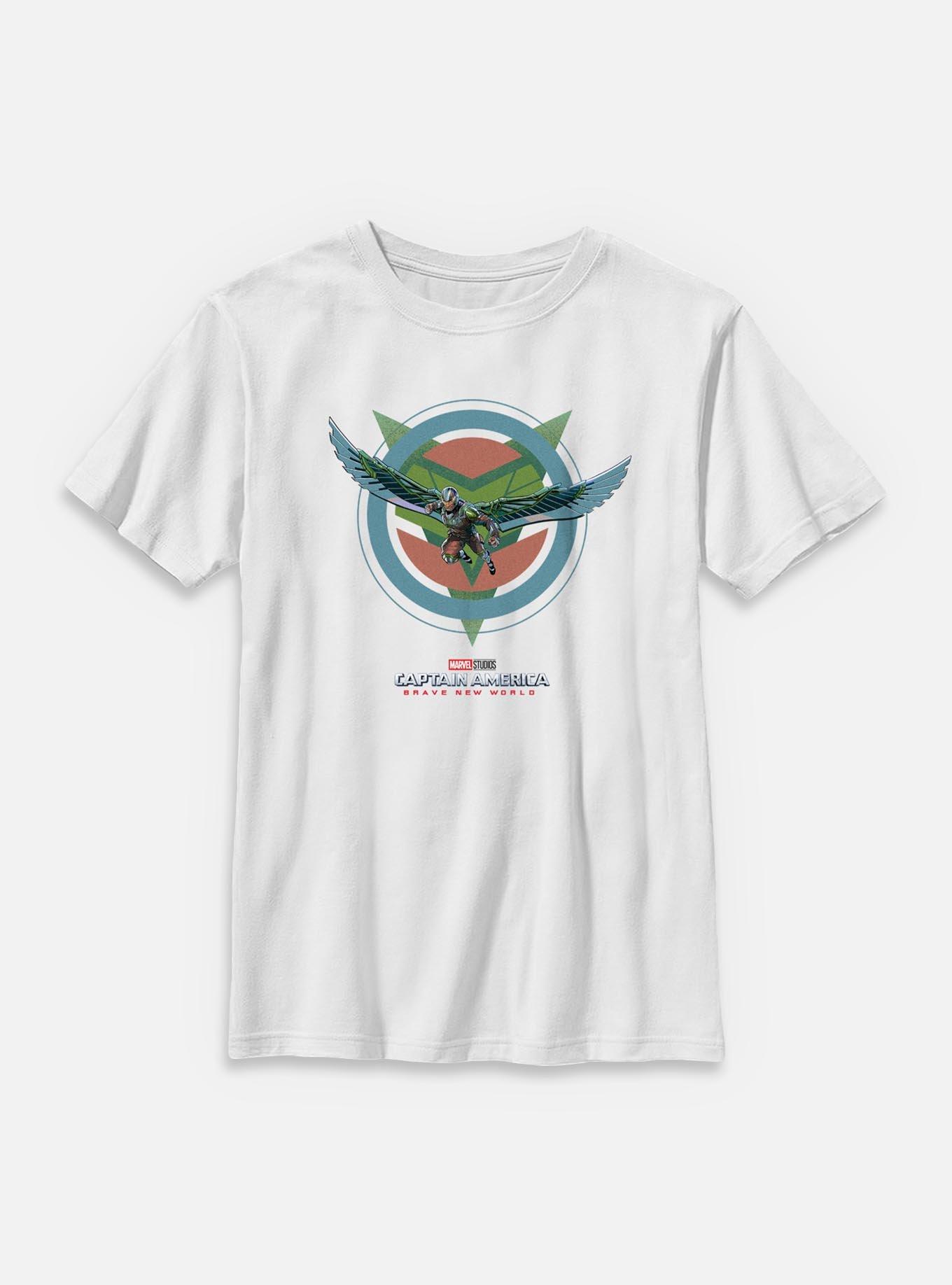 Marvel Captain America: Brave New World New Falcon Youth T-Shirt, , hi-res