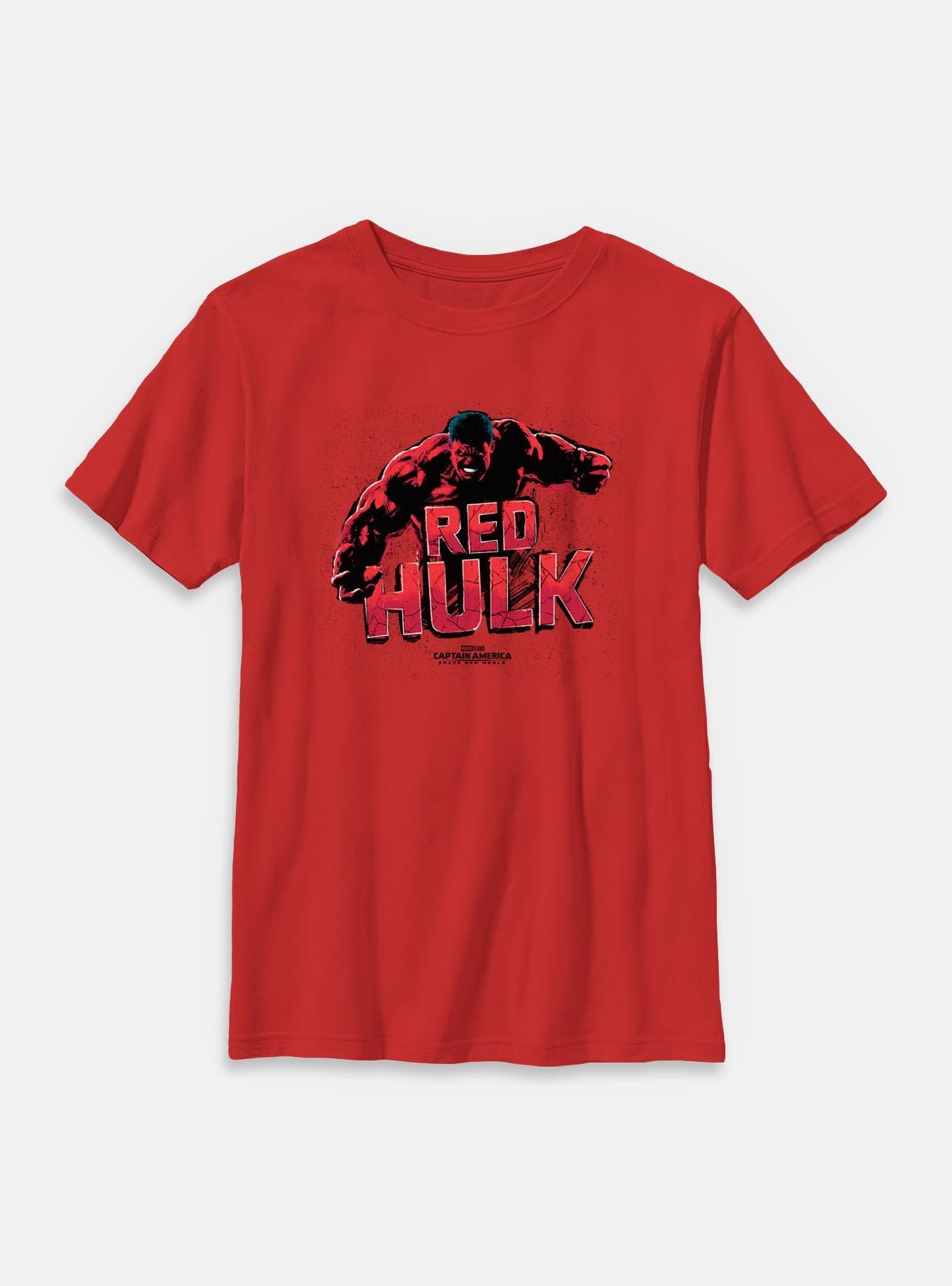 Marvel Captain America: Brave New World Red Hulk Angry Youth T-Shirt, , hi-res