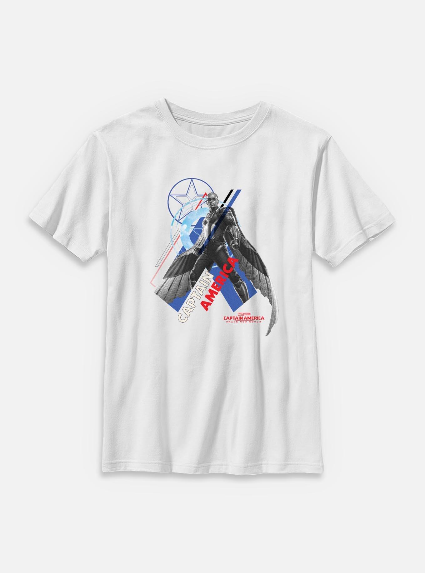 Marvel Captain America: Brave New World Pose Youth T-Shirt, , hi-res