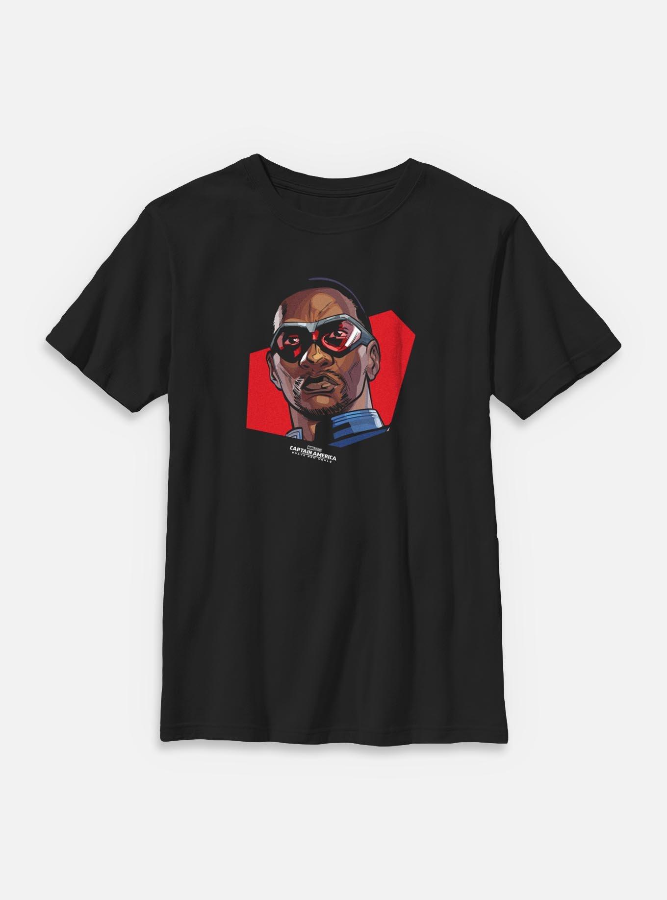 Marvel Captain America: Brave New World Glasses Pose Youth T-Shirt, , hi-res