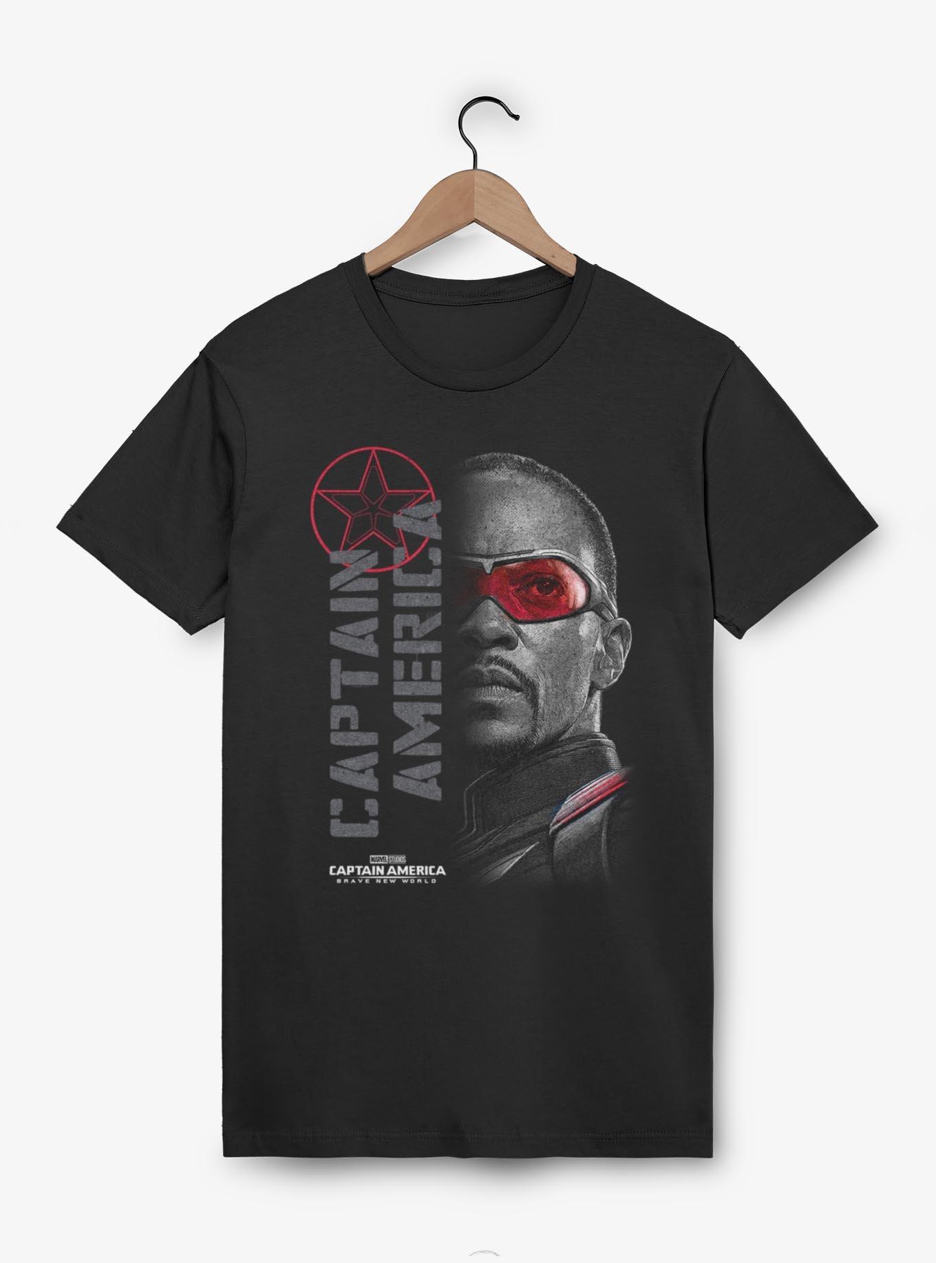 Marvel Captain America: Brave New World Red Lens Flare T-Shirt, BLACK, hi-res