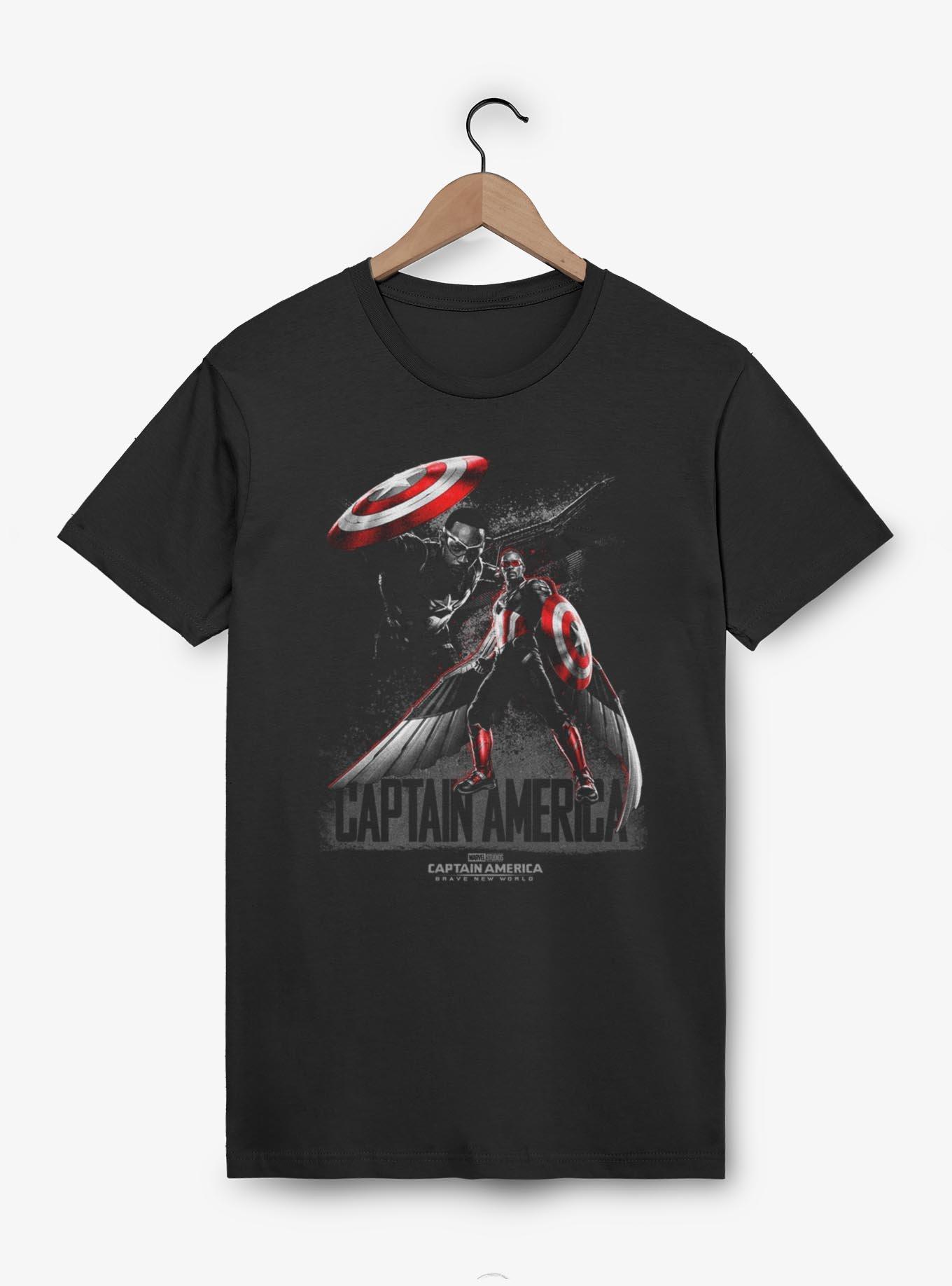 Marvel Captain America: Brave New World Brave Pose T-Shirt, BLACK, hi-res