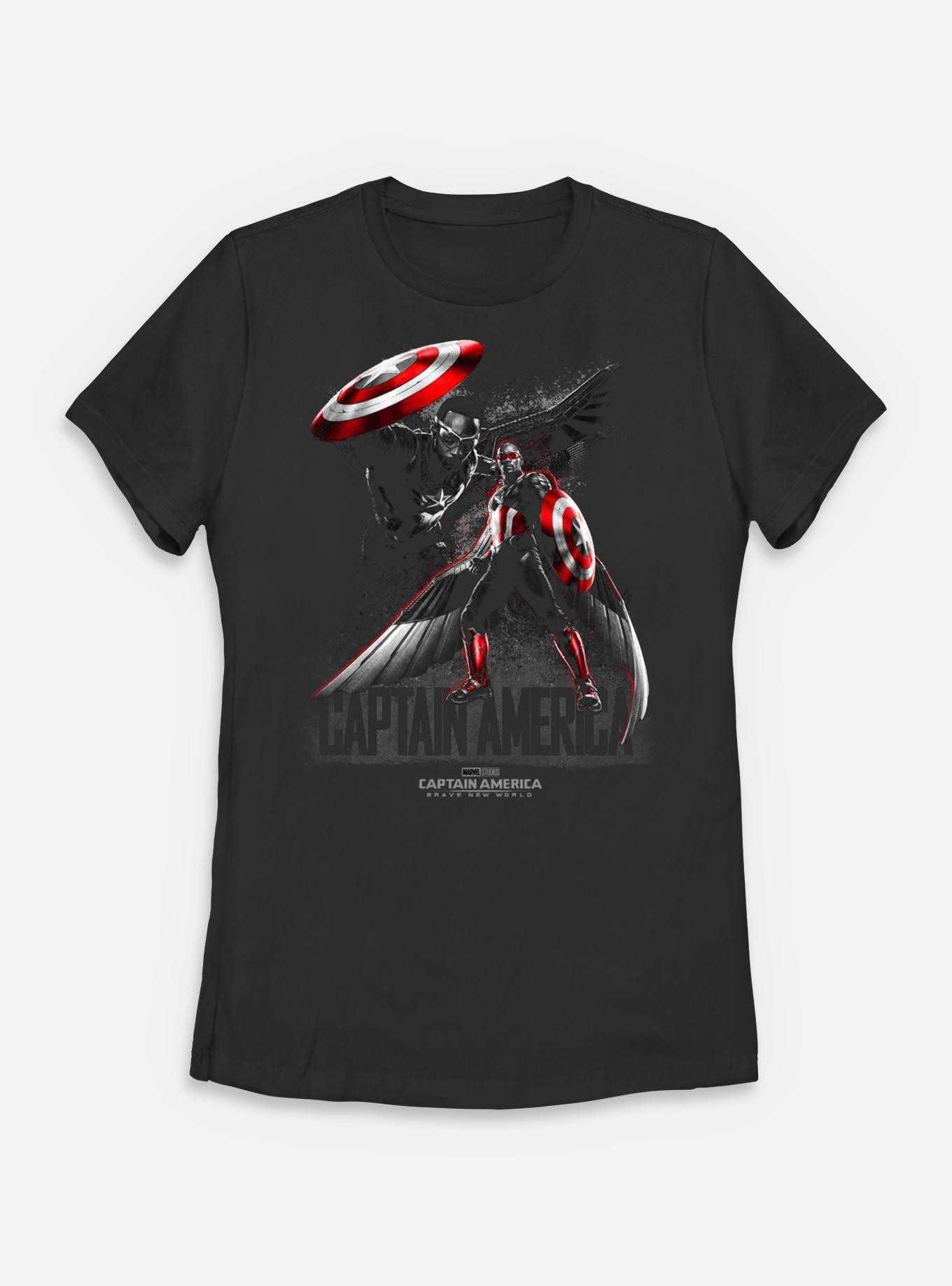 Marvel Captain America: Brave New World Brave Pose Womens T-Shirt, , hi-res