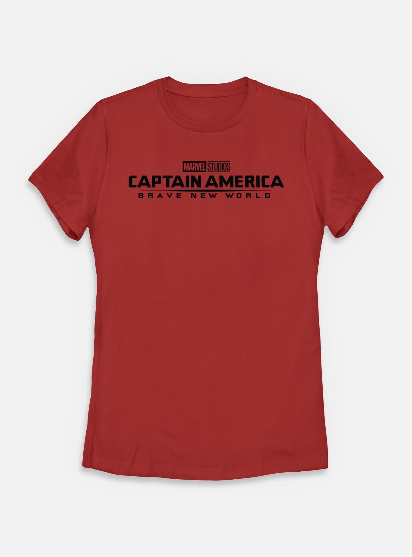 Marvel Captain America: Brave New World Logo Womens T-Shirt, , hi-res