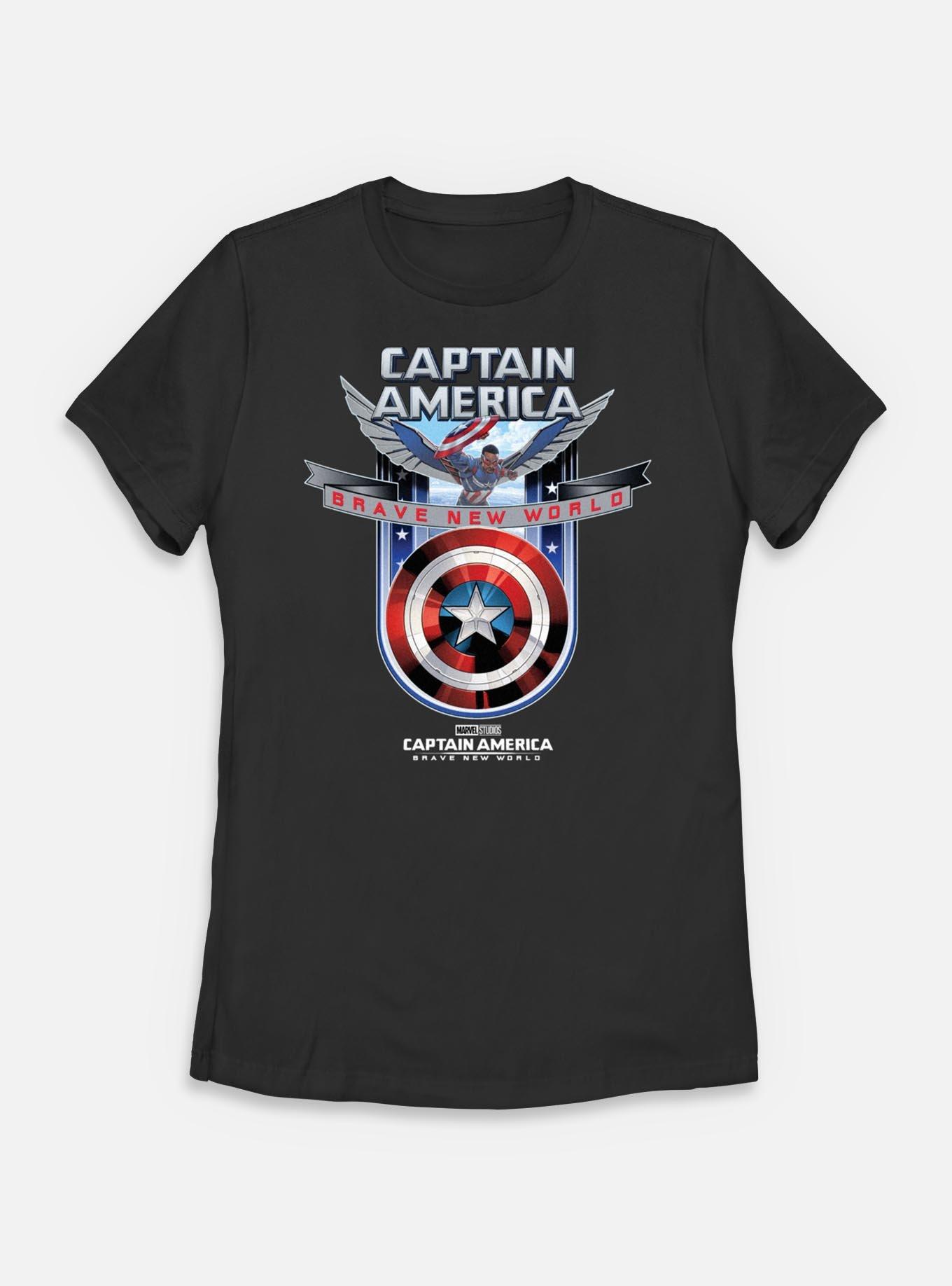 Marvel Captain America: Brave New World Shield Womens T-Shirt, , hi-res