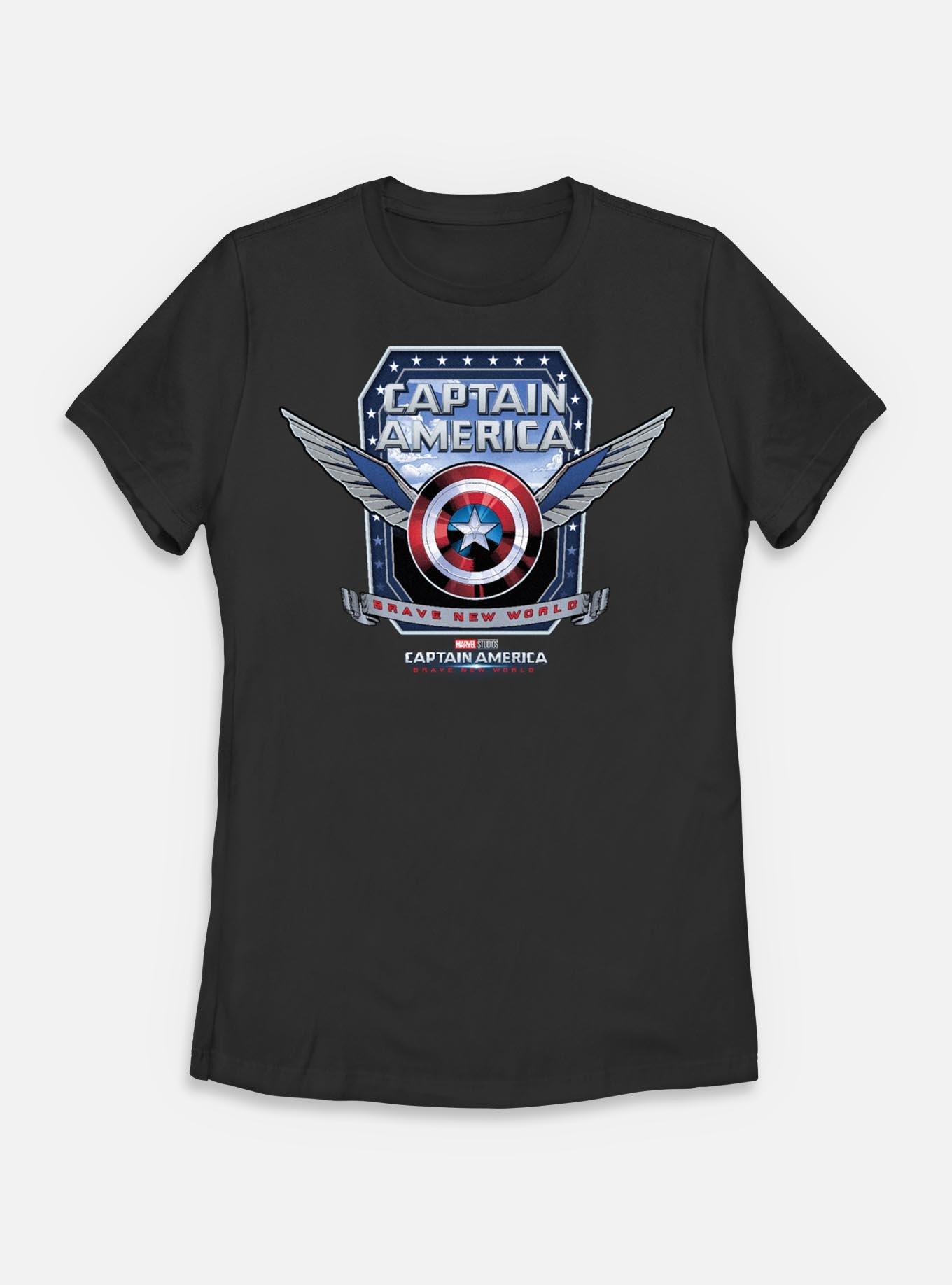 Marvel Captain America: Brave New World Shield Wings Womens T-Shirt, , hi-res