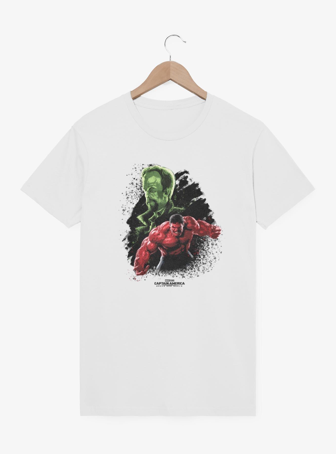 Marvel Captain America: Brave New World Leader And Red Hulk T-Shirt,Specials : American Fashion Style Bags On Sale